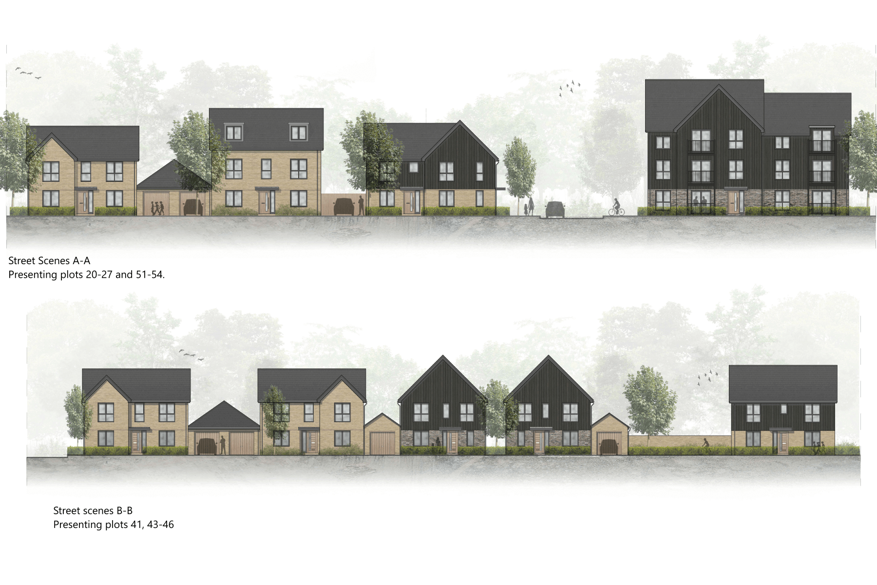 Proposed street scene