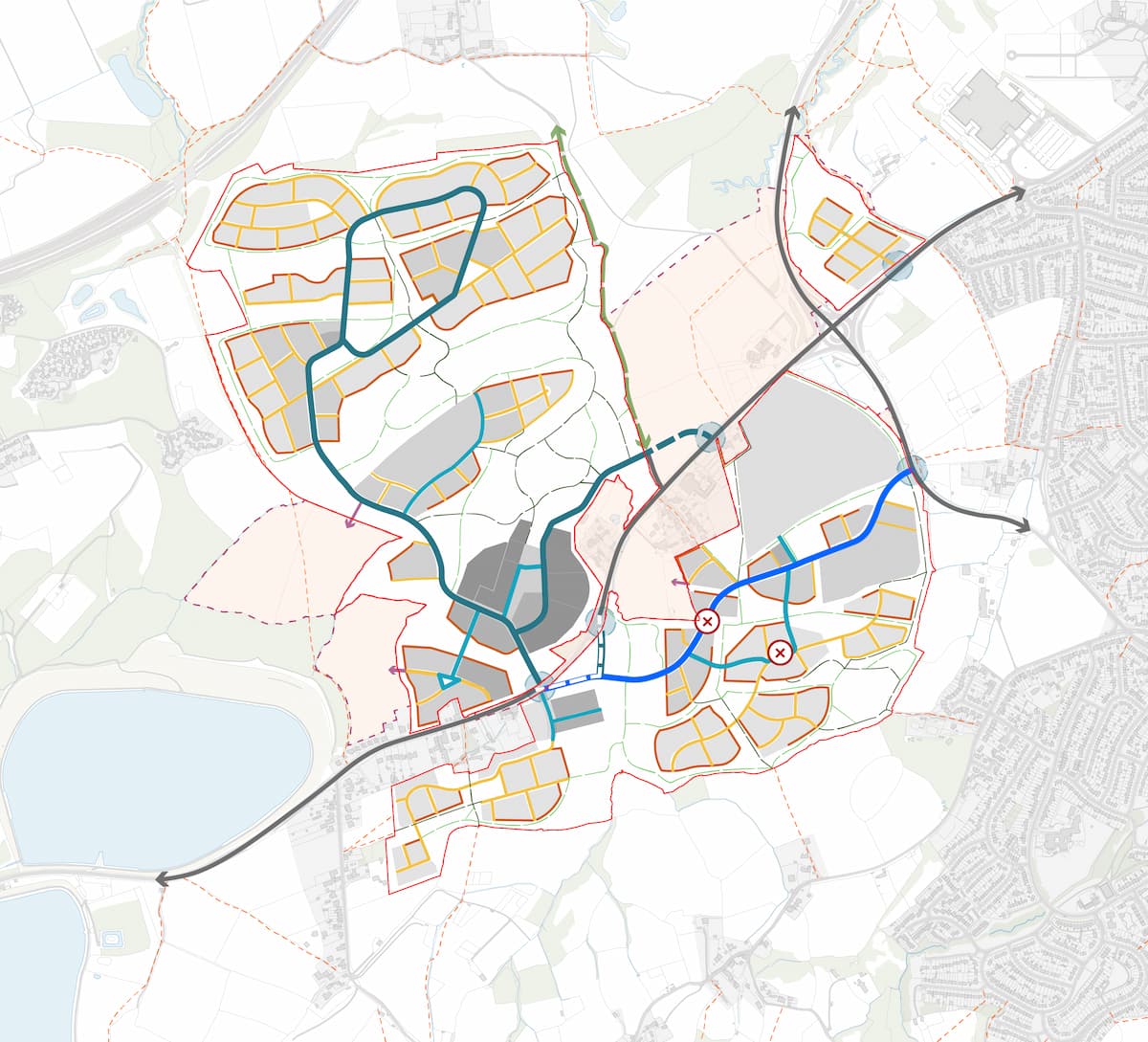 Woodspring connectivity plan