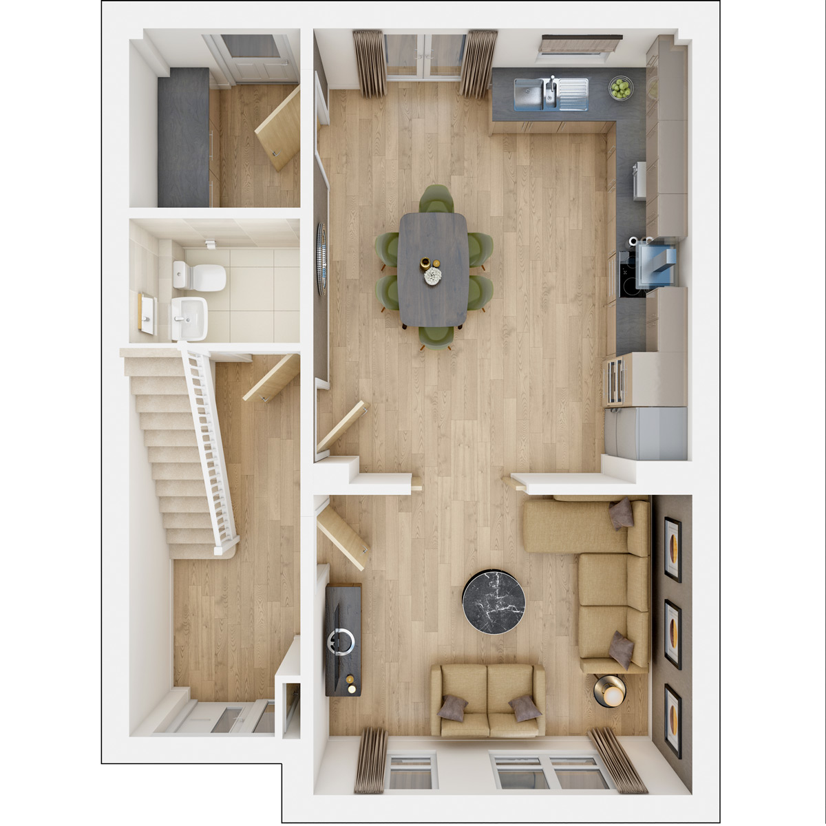 Ground floor of the Bittesford