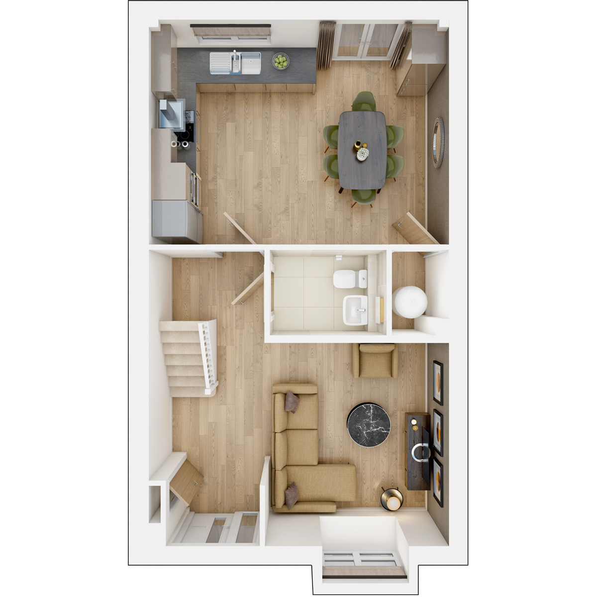 Ground floor of the Enysford