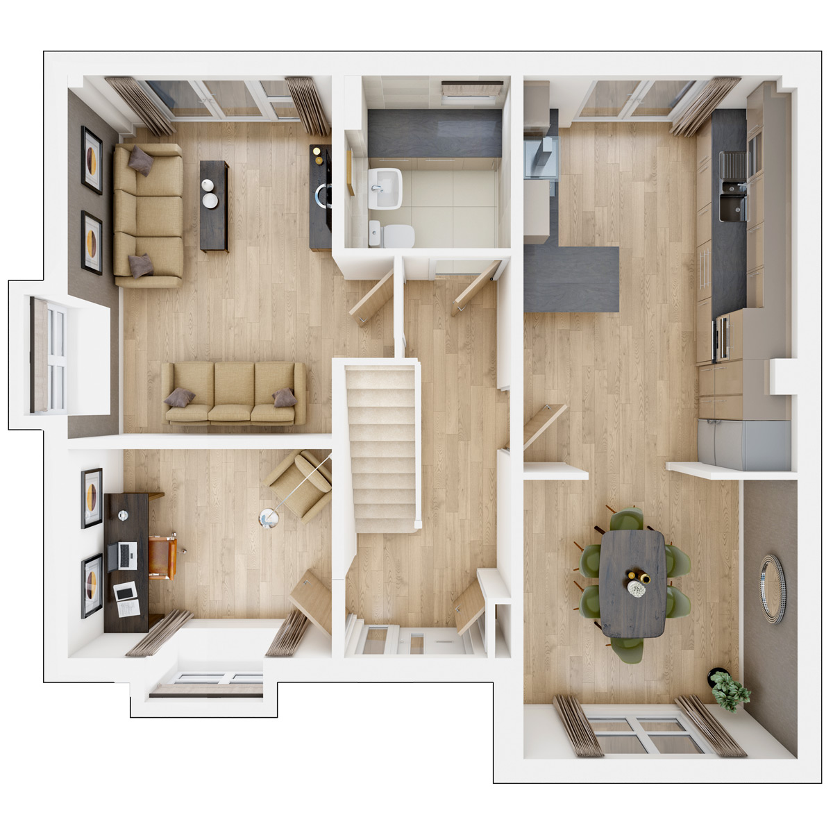 Ground floor of the Shilford