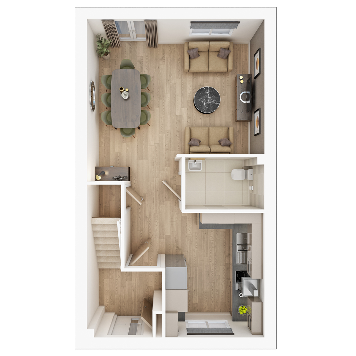 Ground floor plan of the Eastbury