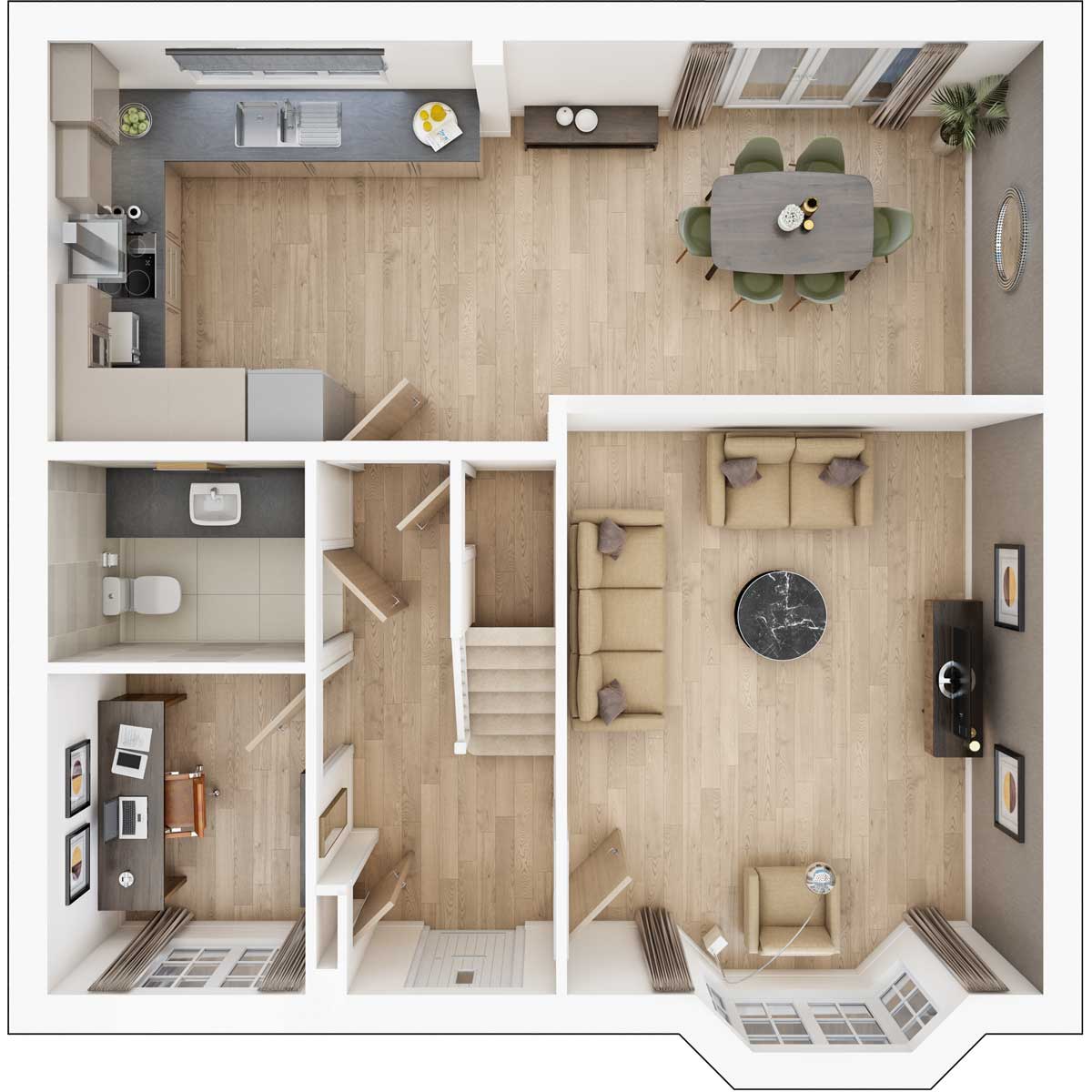 Ground floor of Manford 