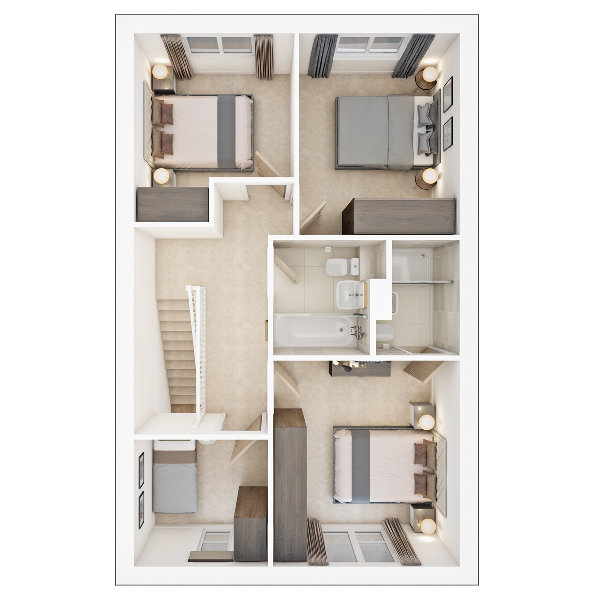 First floor plan of the Midford