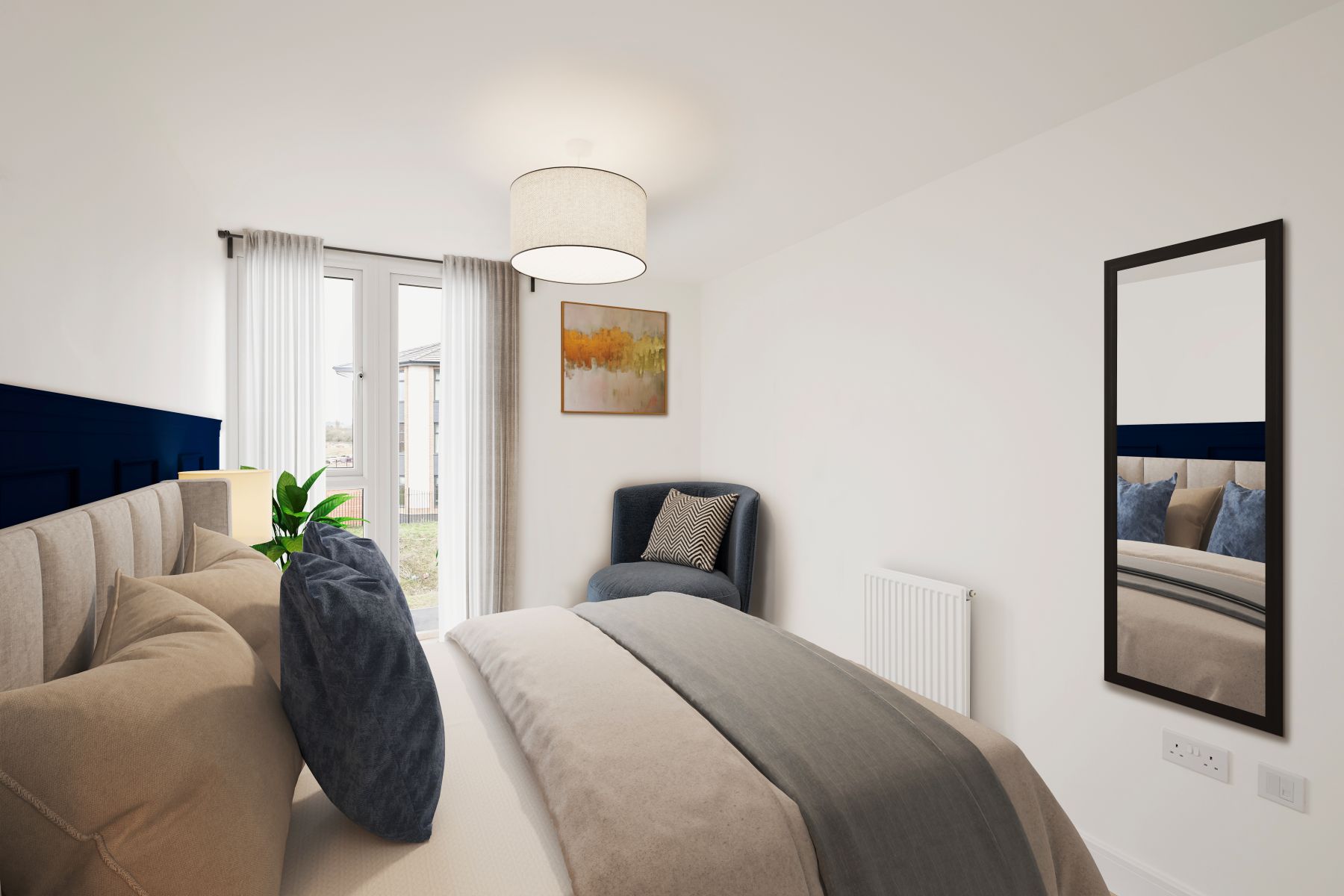 Bedroom of an apartment