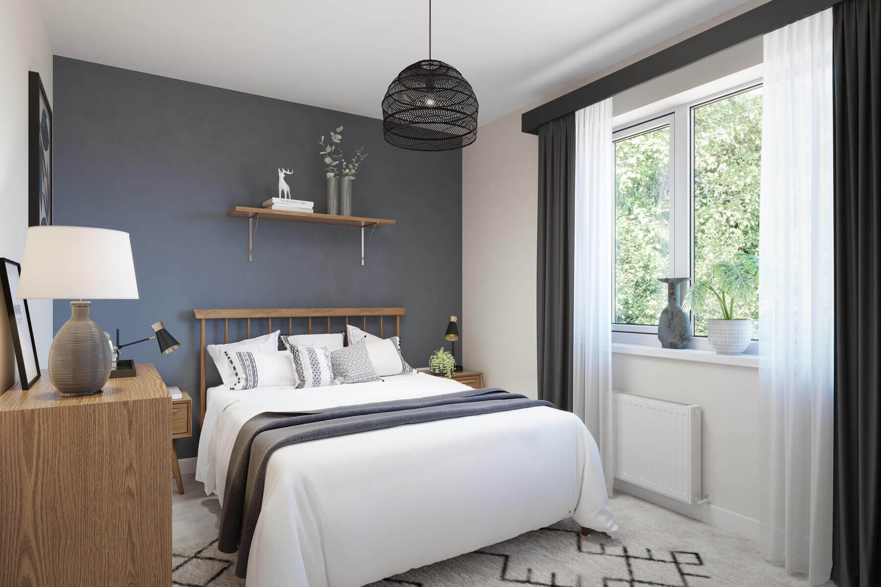 Bedroom 2 of the Beaford