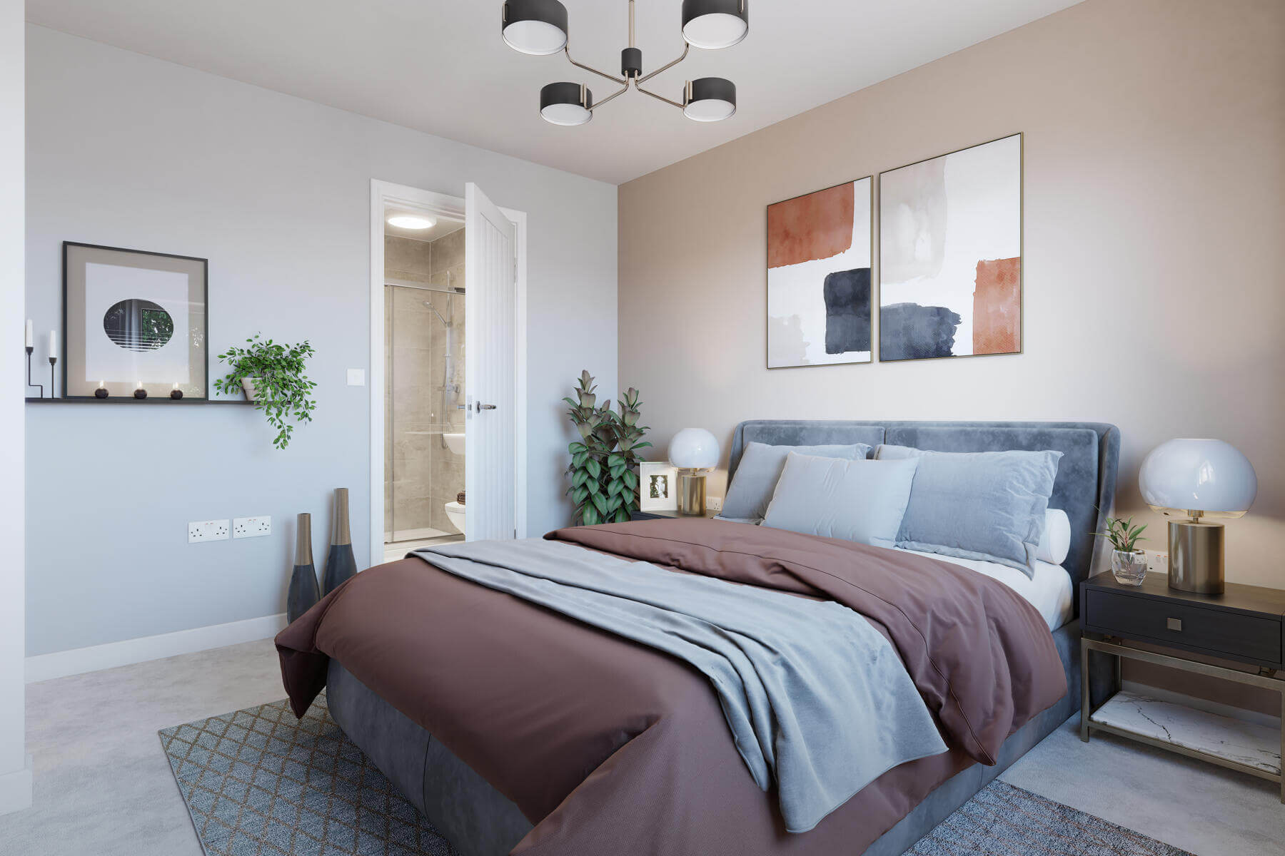 Bedroom 1 of the Bittesford