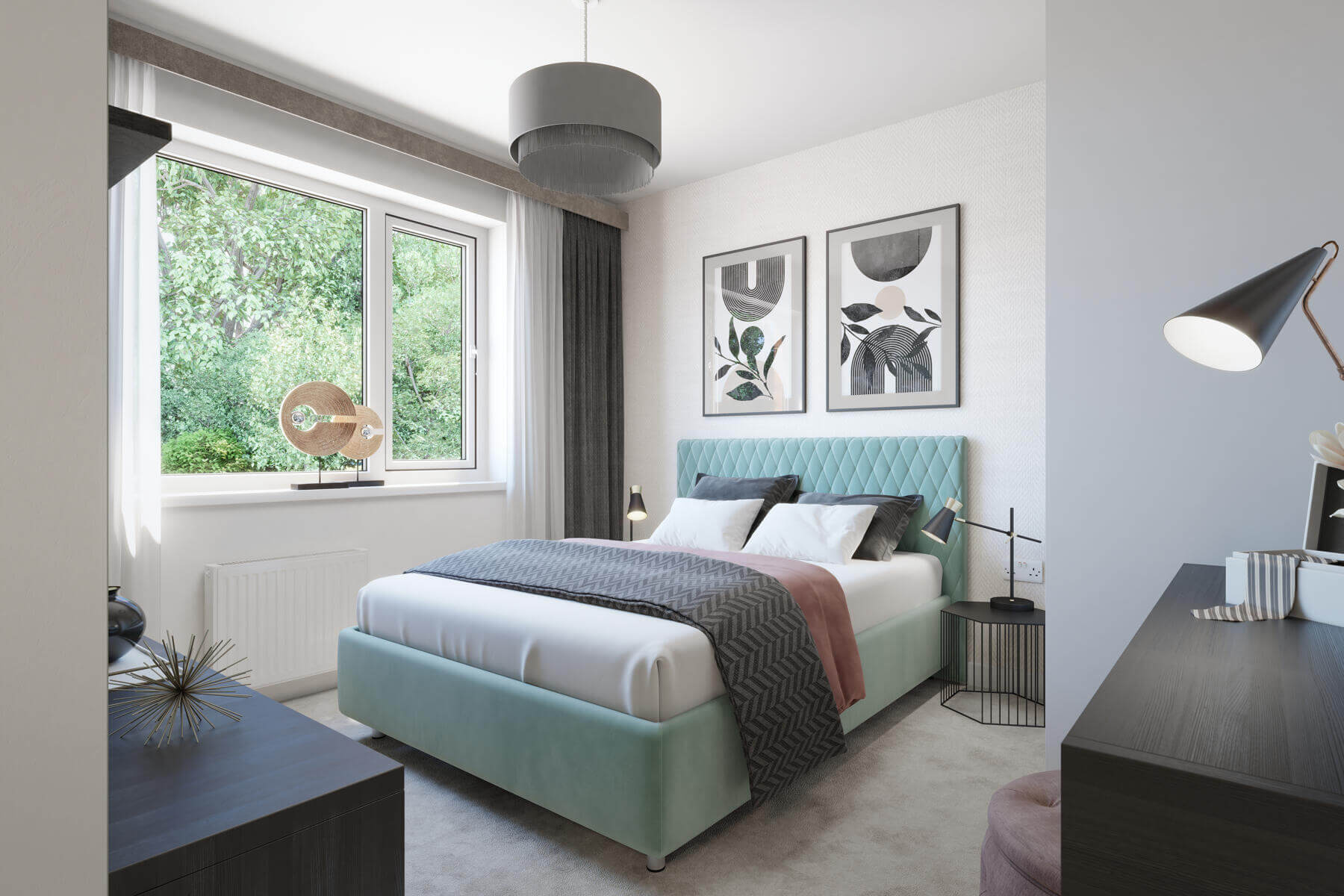 Bedroom 2 of the Bittesford