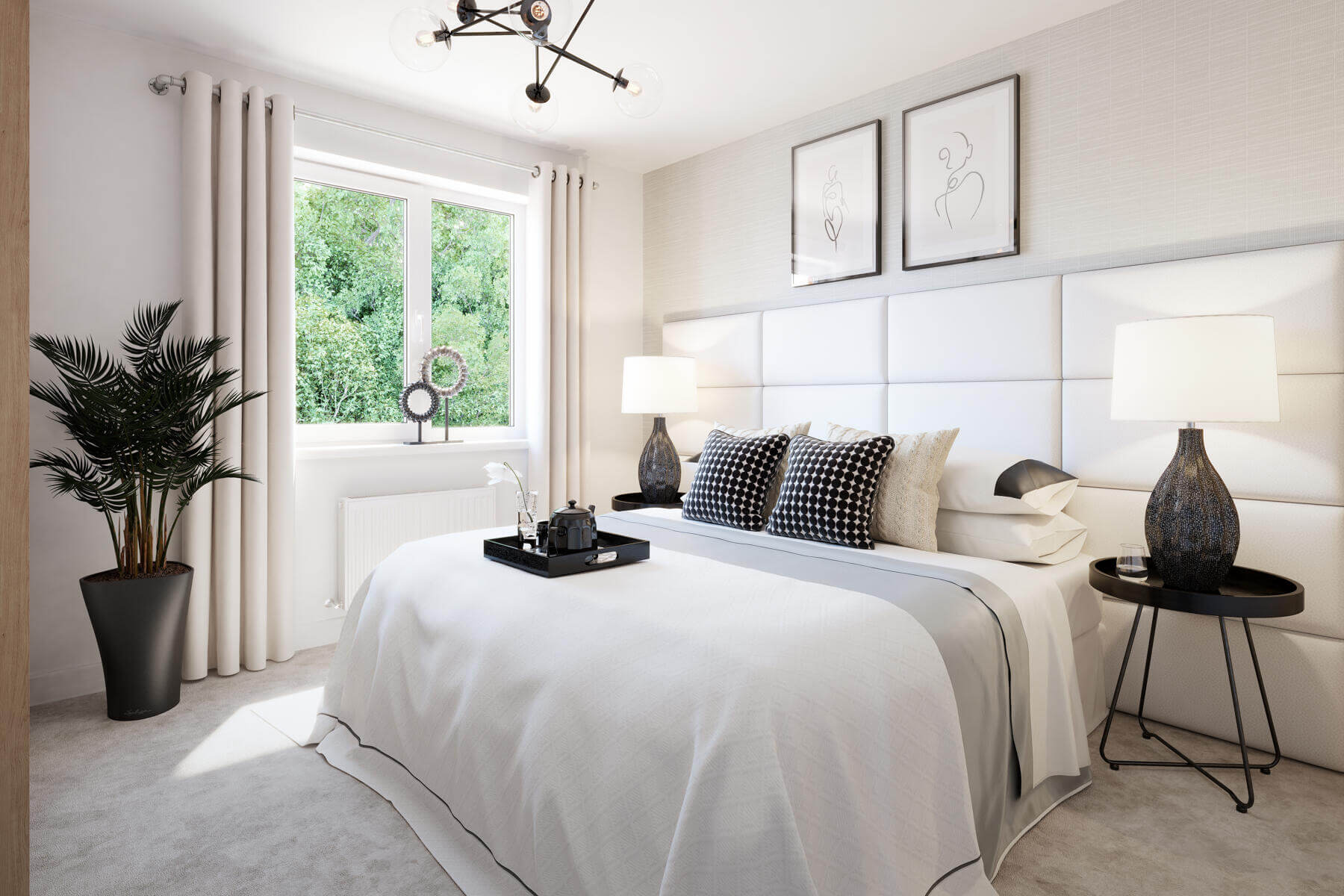 Bedroom 2 of the Carrdale