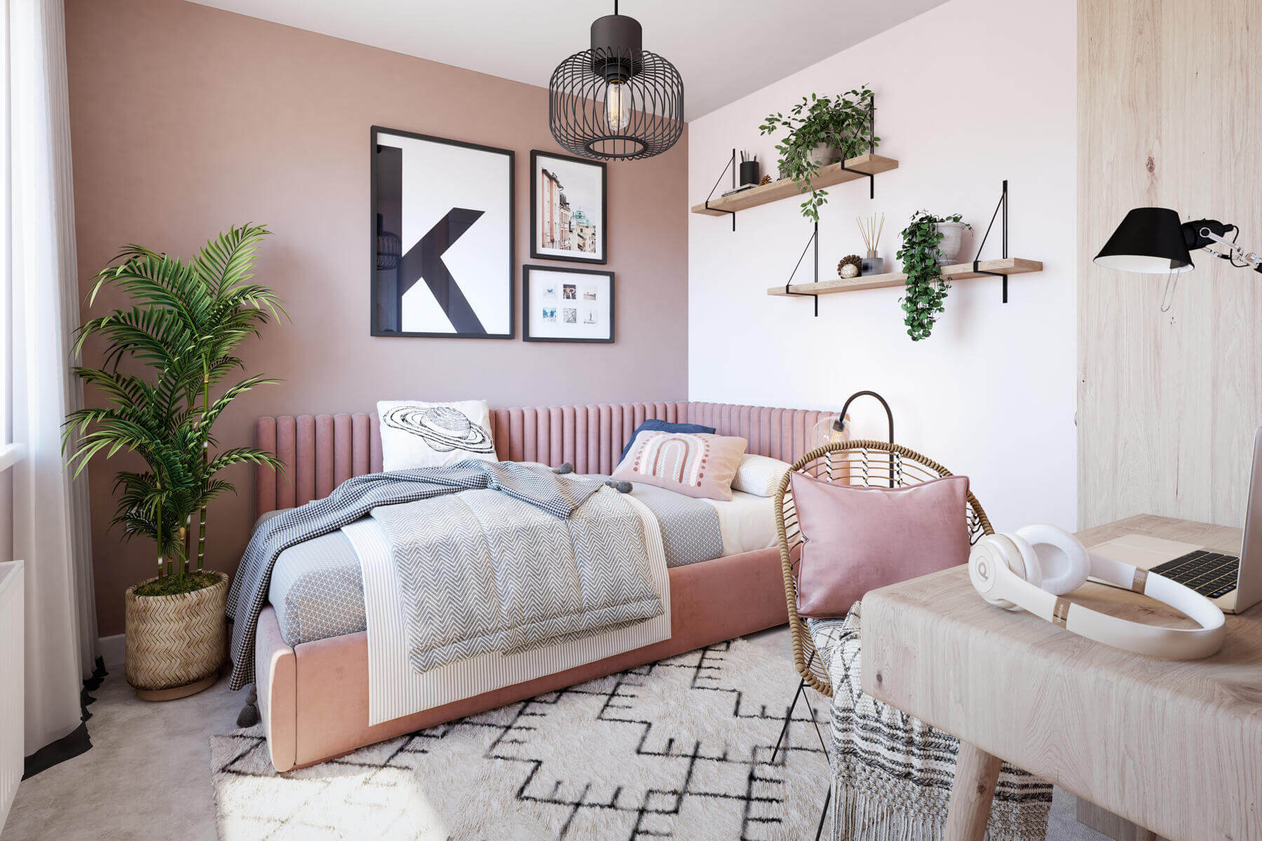 Bedroom 3 of the Carrdale