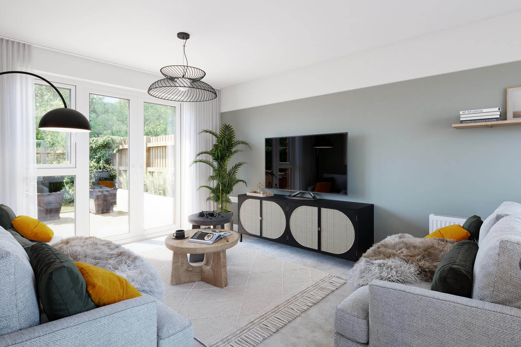 Living room of the Carrdale