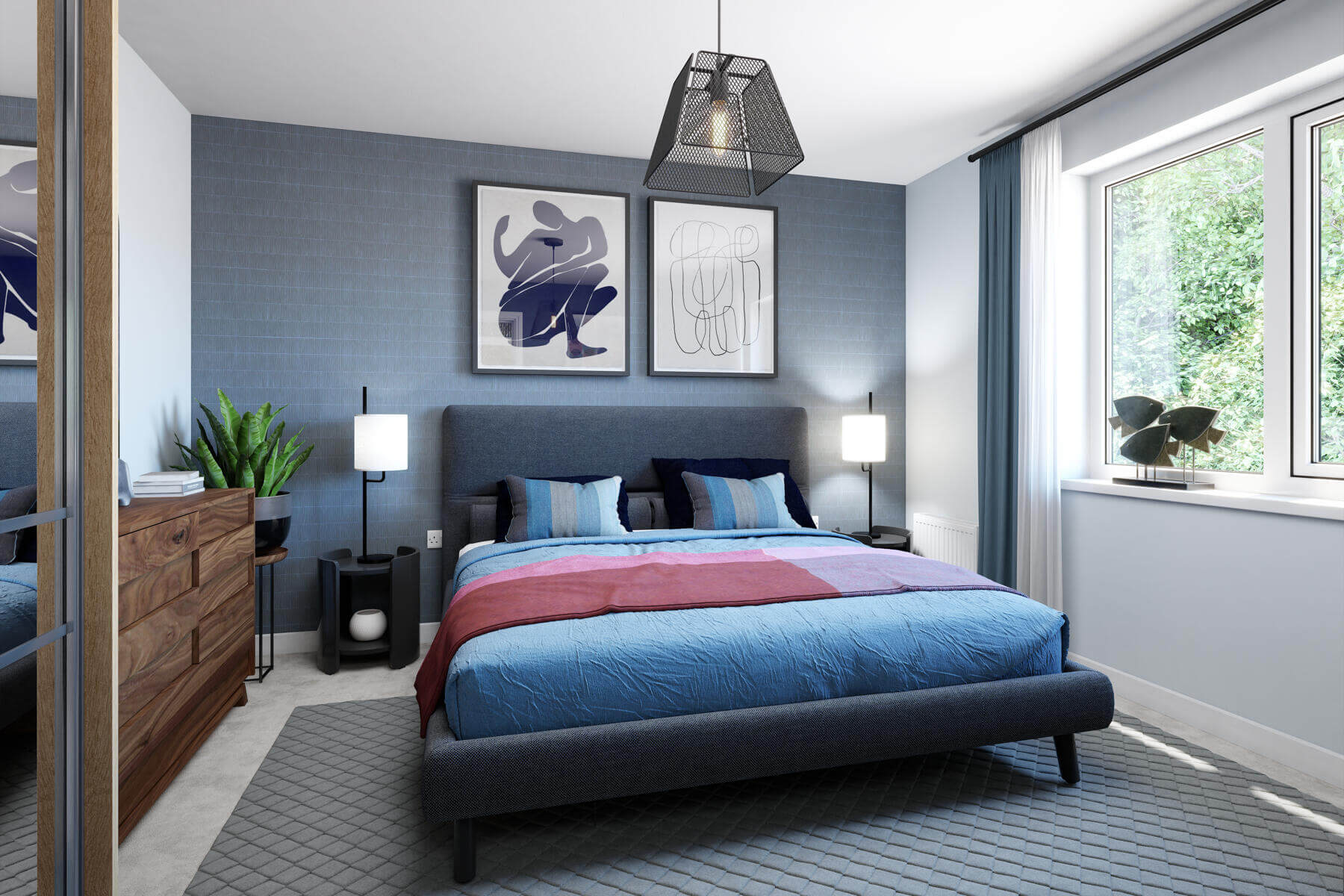 Bedroom 3 of the Elterham