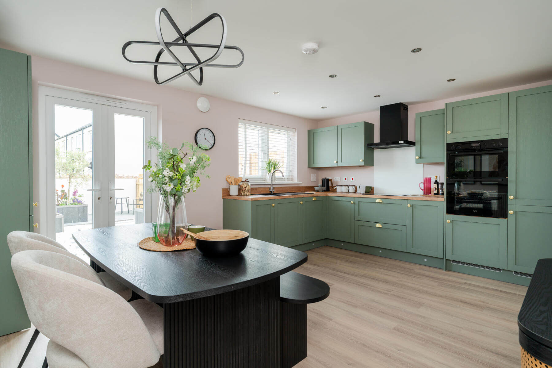 Dining and kitchen area of the Eynsford