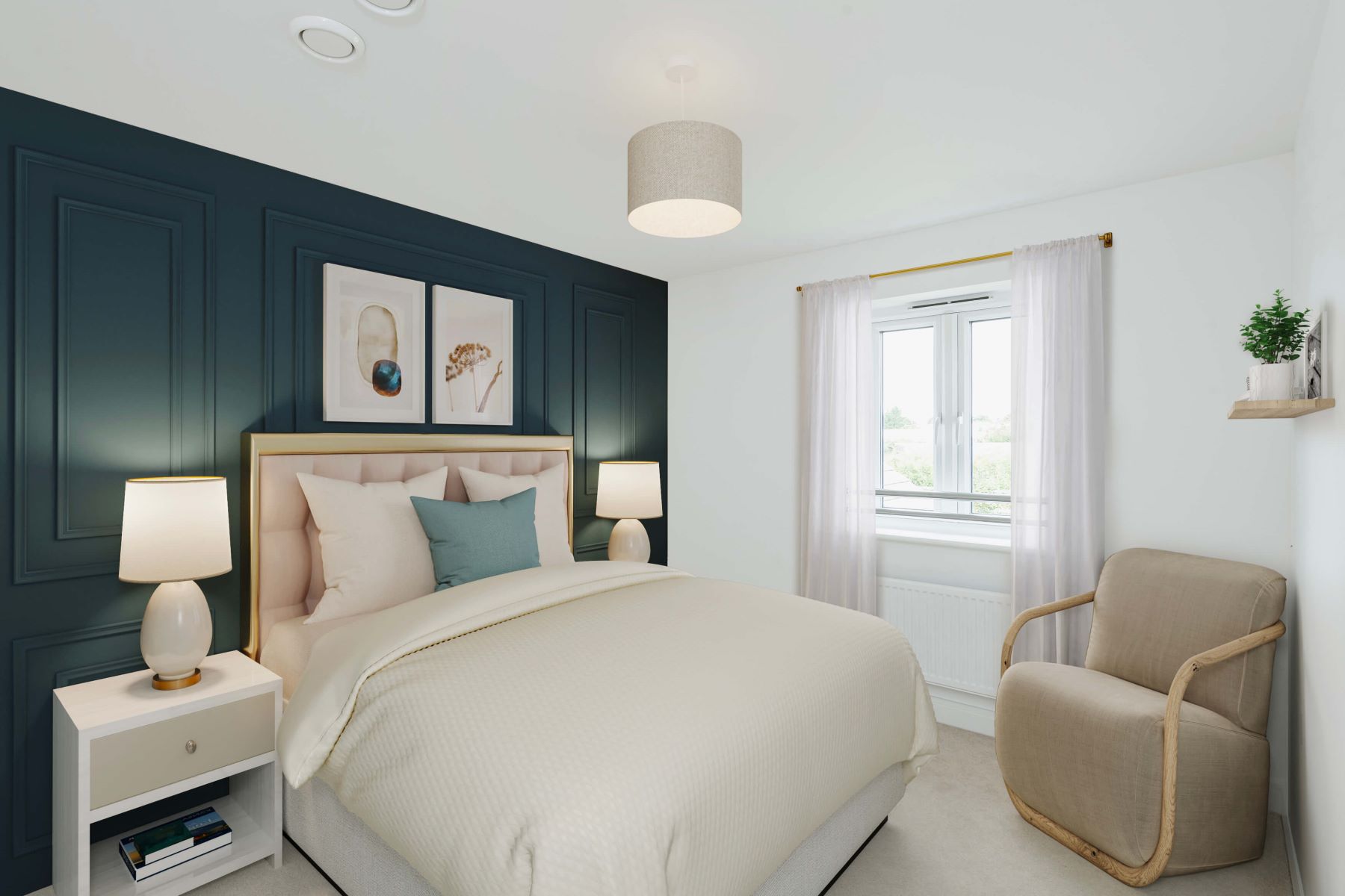 Bedroom 2 of the Kingsley