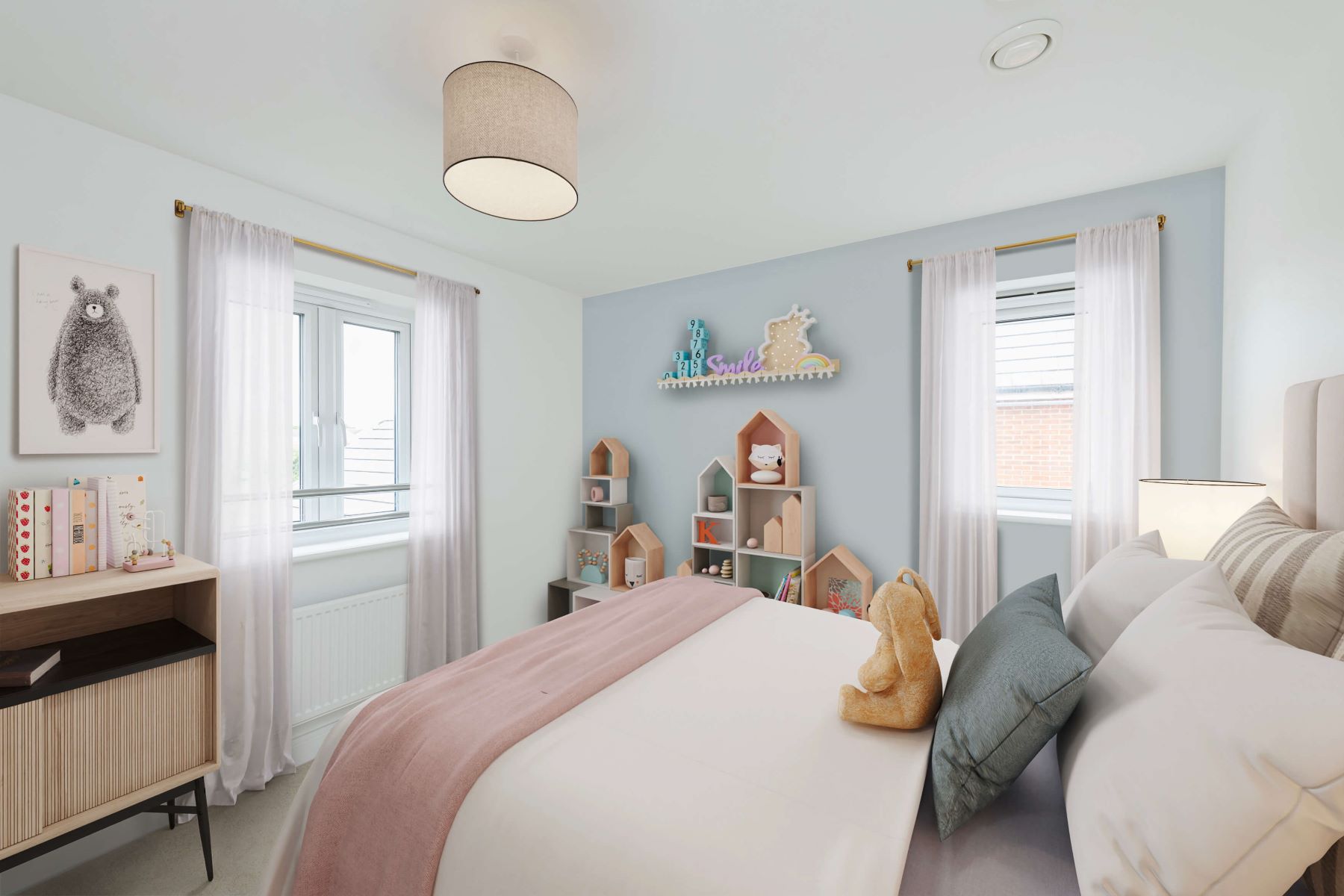 Bedroom 3 of the Kingsley