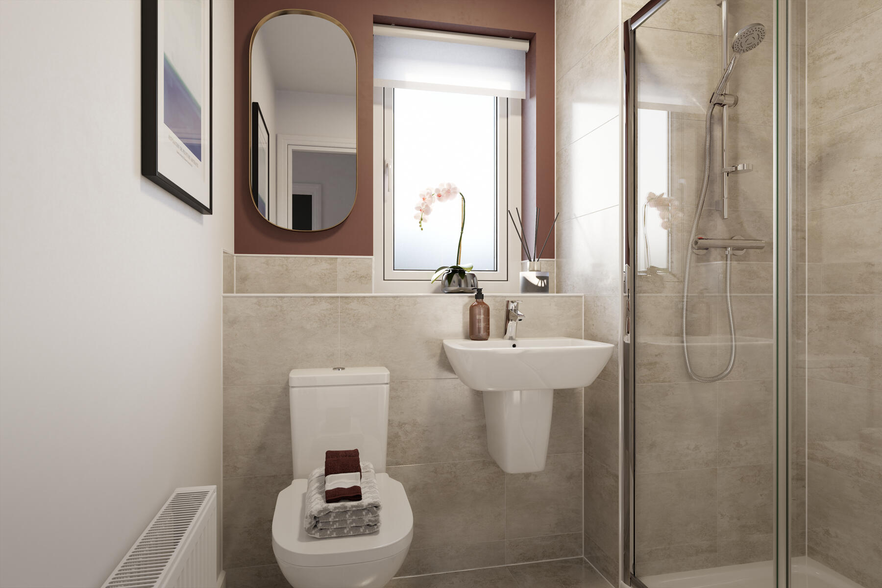 En suite of the Shilford