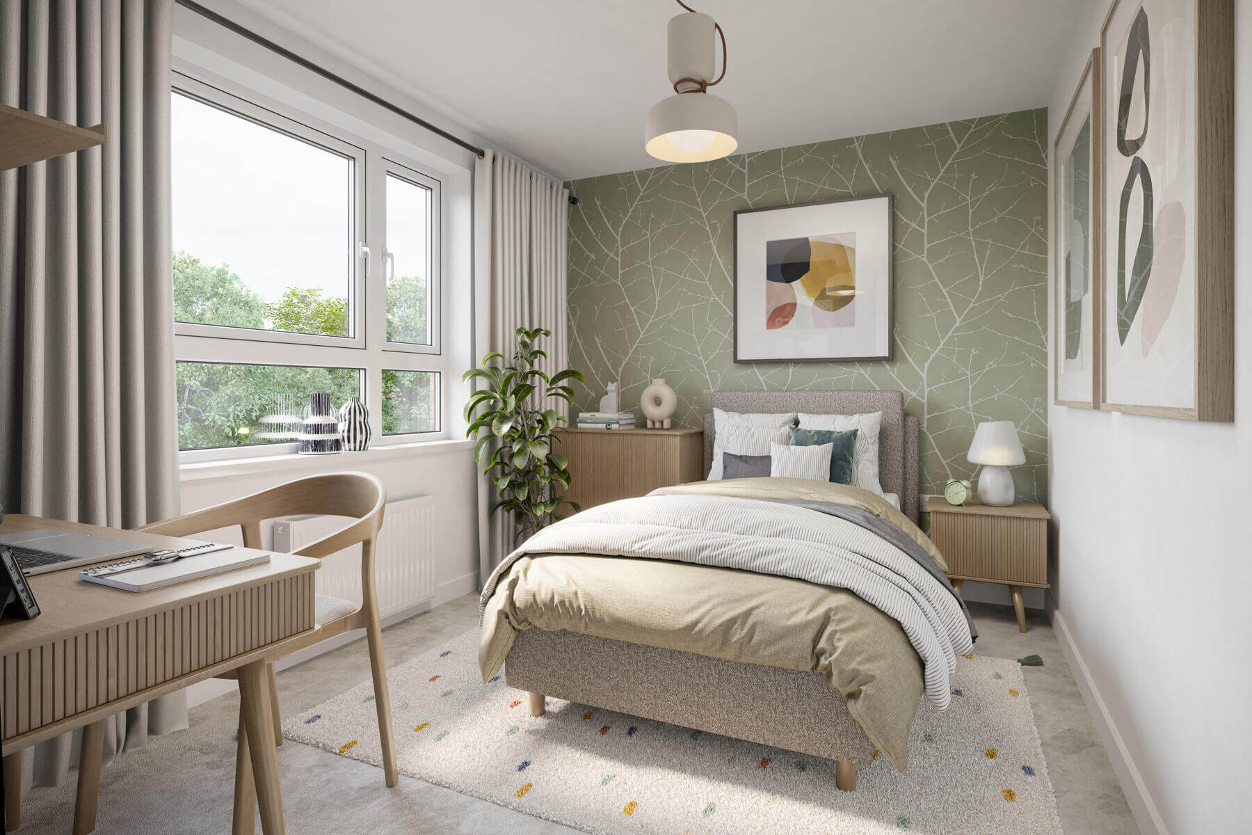 Bedroom 4 of the Wansdale