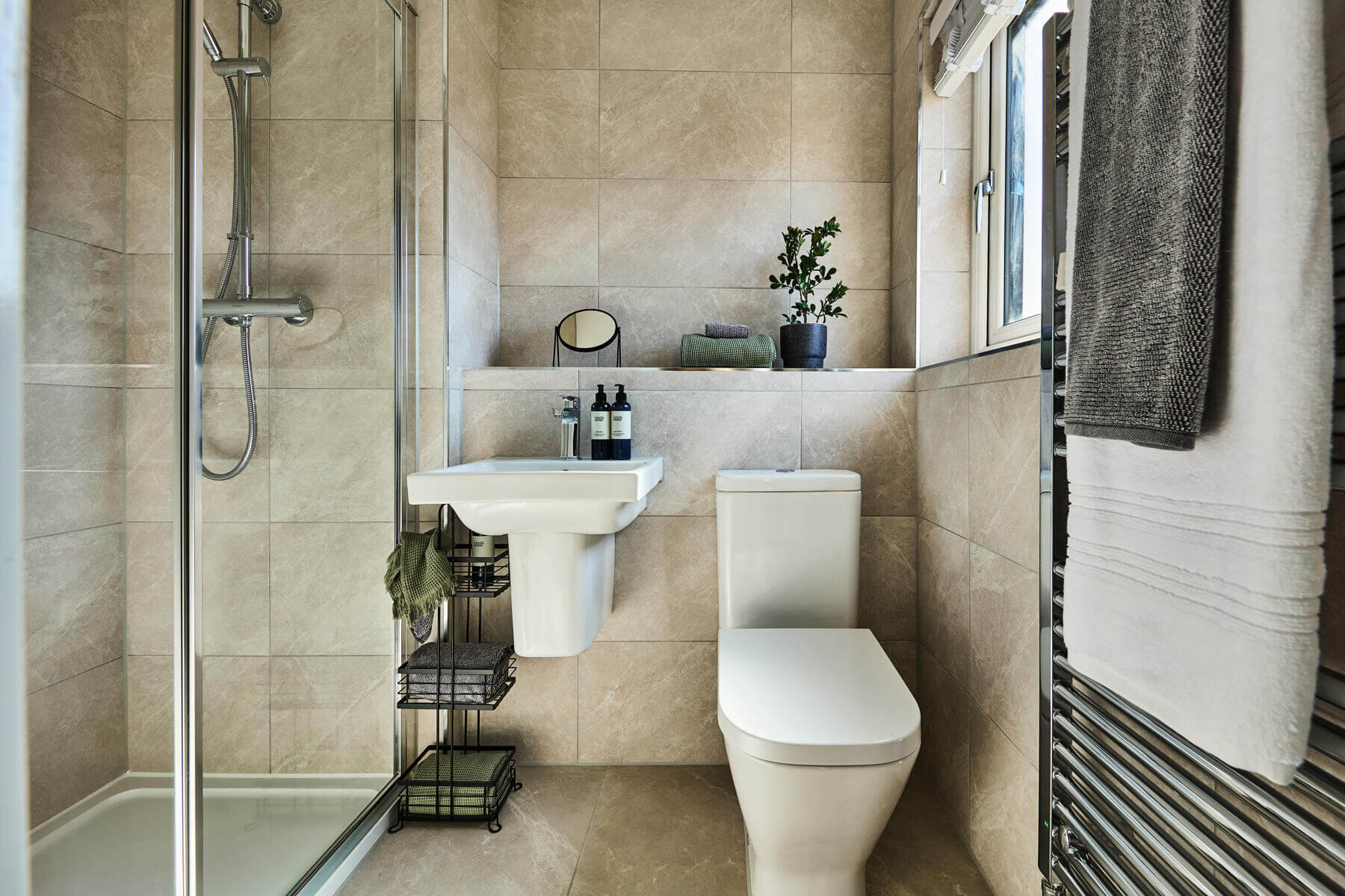 En-suite to bedroom 1 of the Warkford