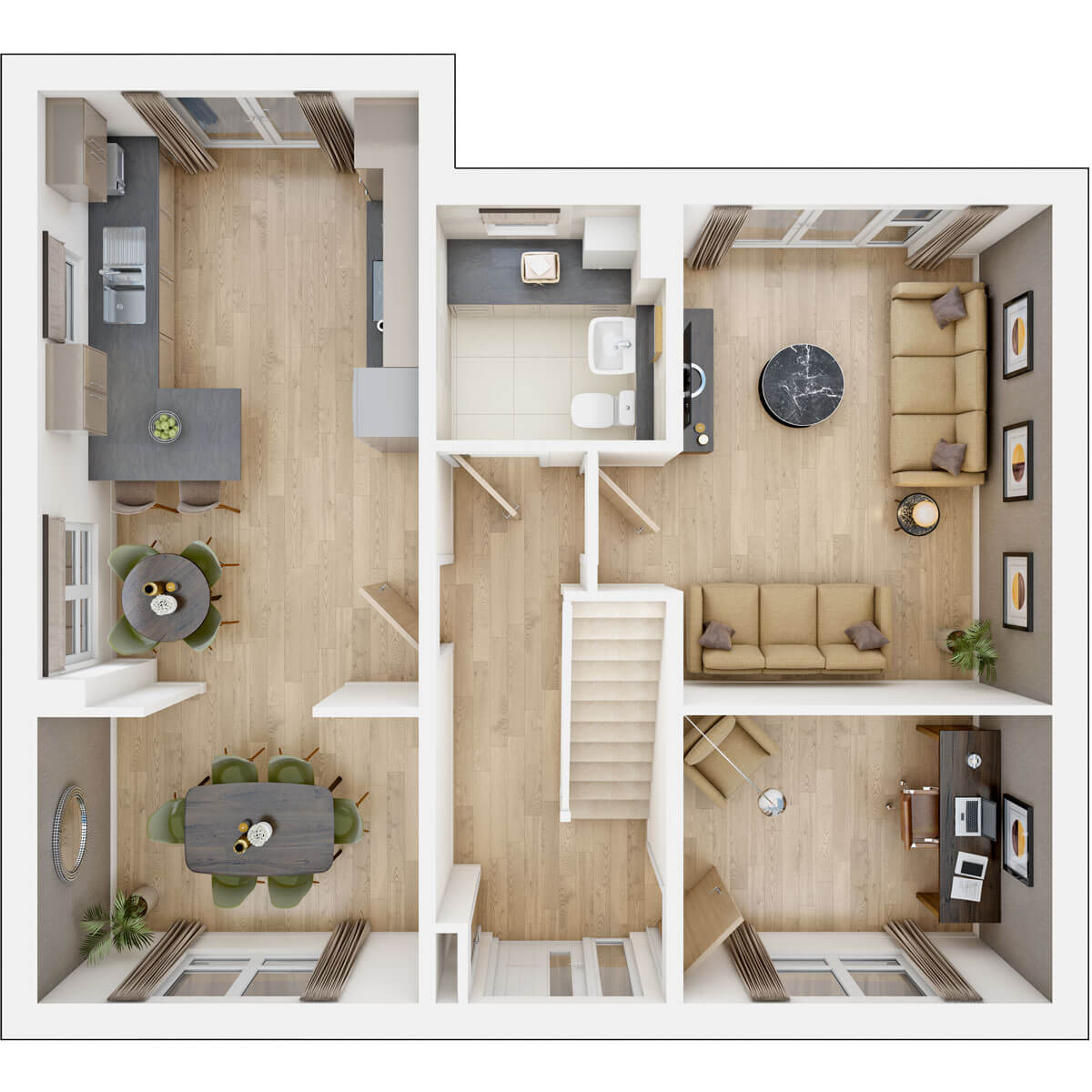 Ground floor of the Wansdale