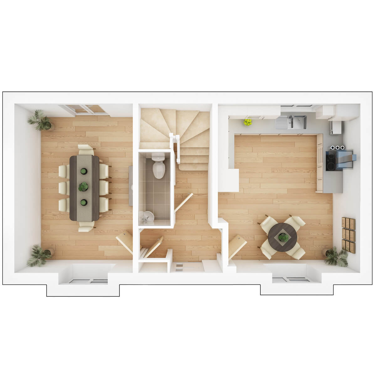 Ground Floor of the Dewbury 