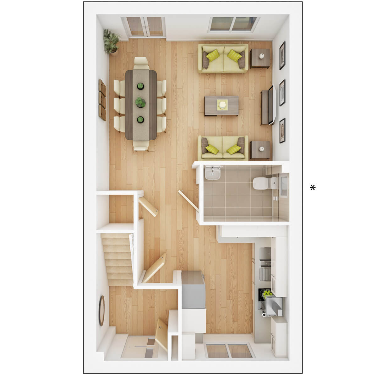 Ground Floor plans of the Eastbury