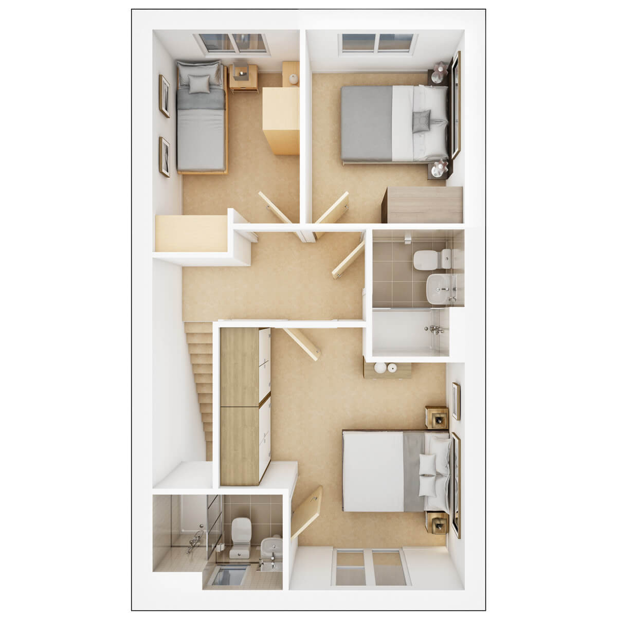 Second Floor plan of the Eastbury