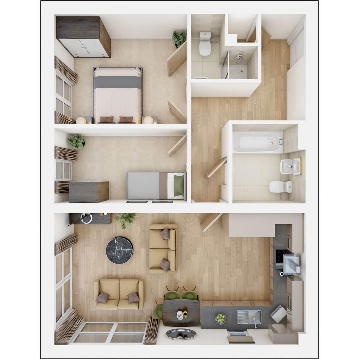 Floor plan for plot 301
