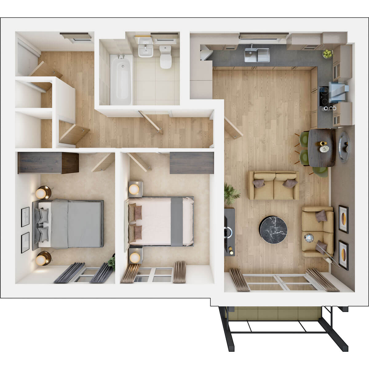 Floor plan for plot 305