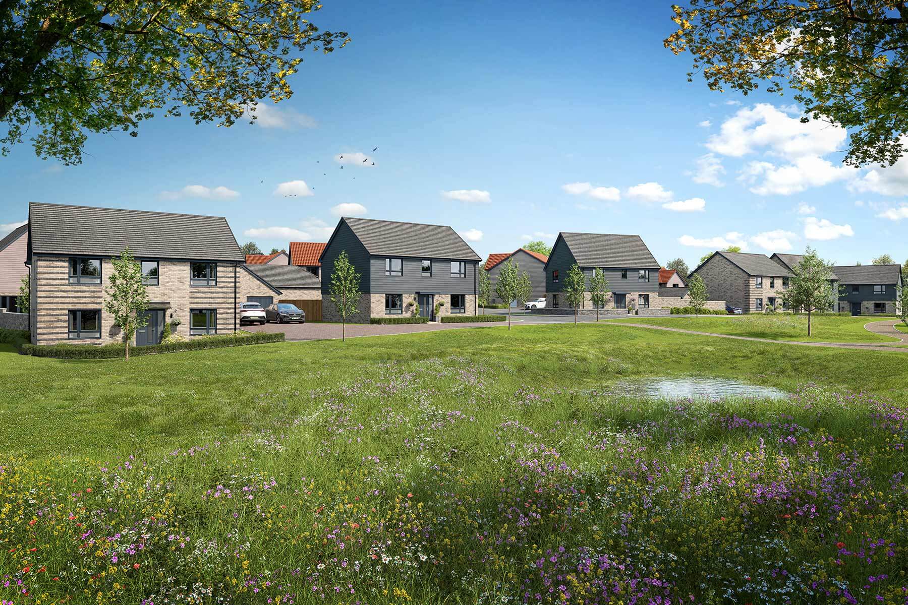 Artist's impression of Minsmere Green