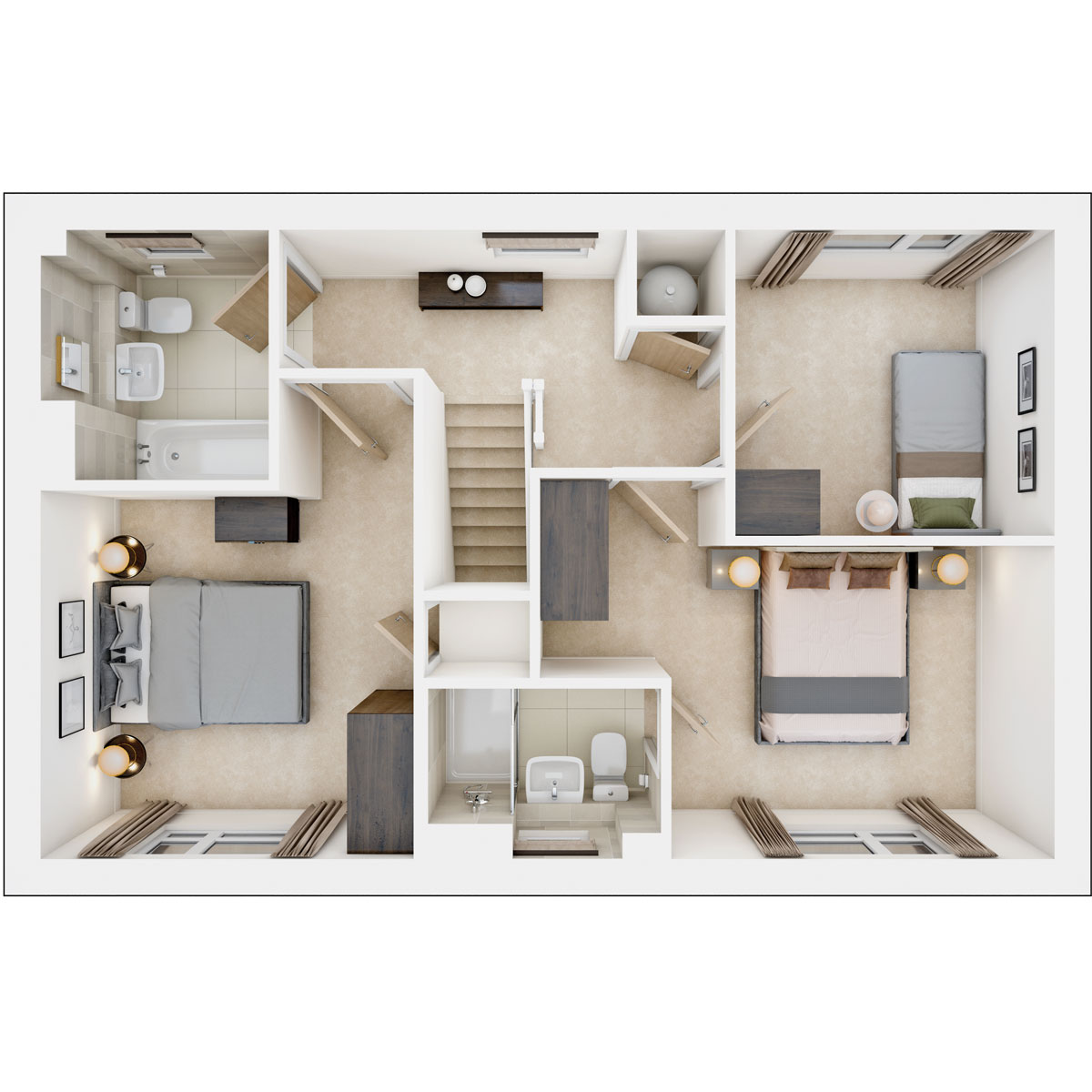First floor of the Carrdale 