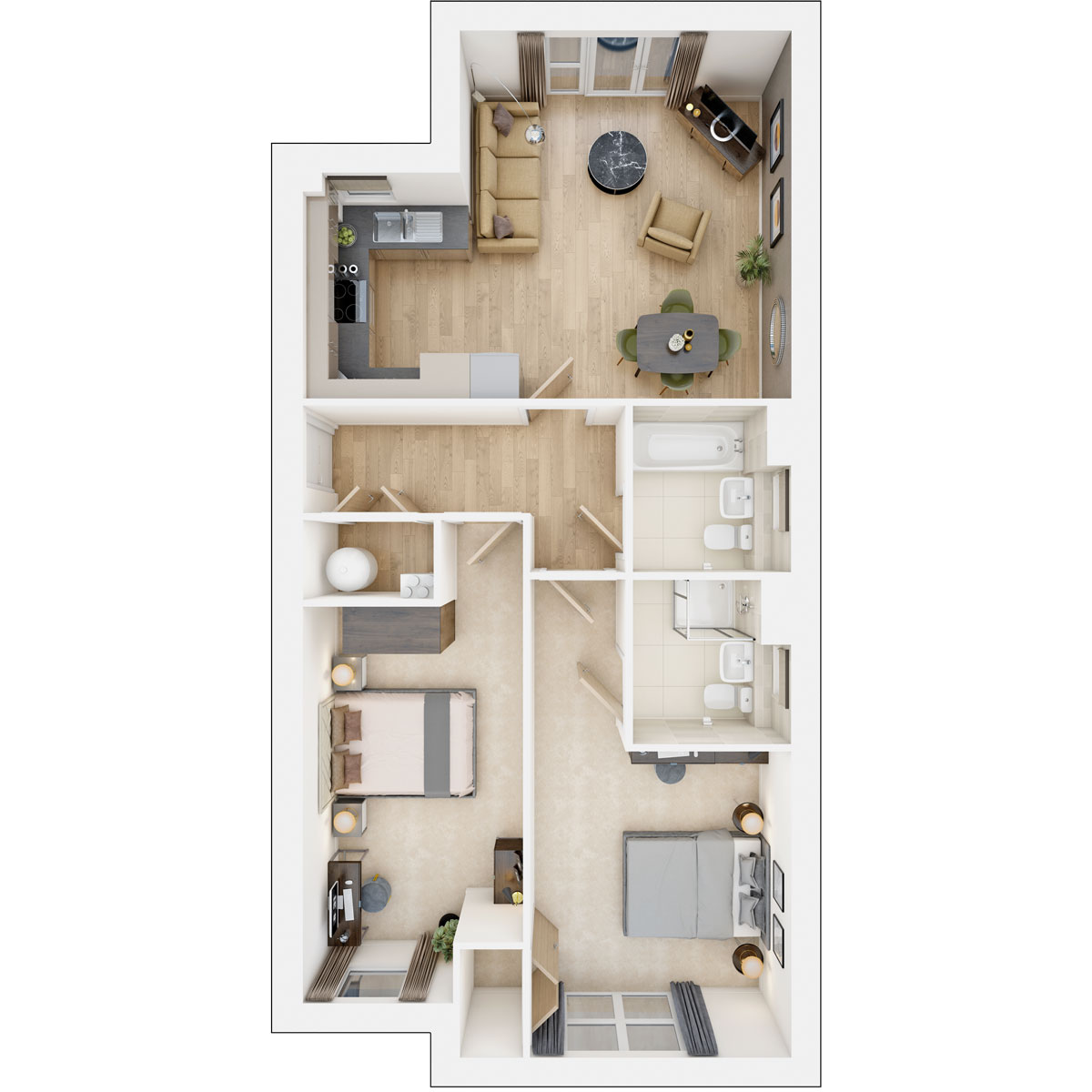 Floor plan of Plot 15