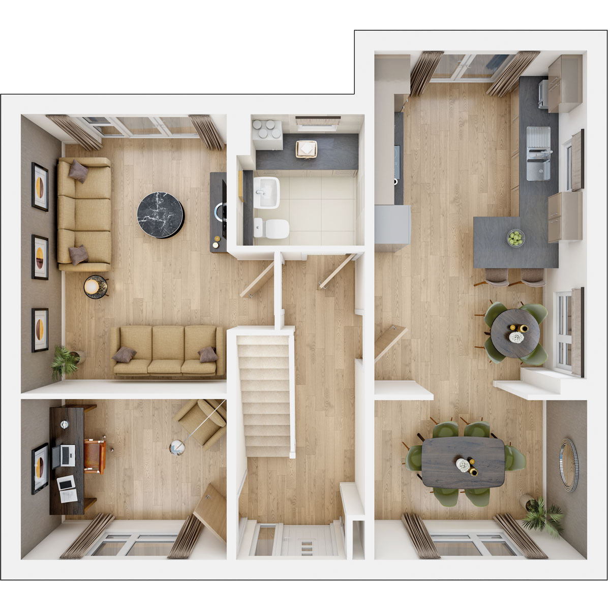 Ground floor of the Wansdale