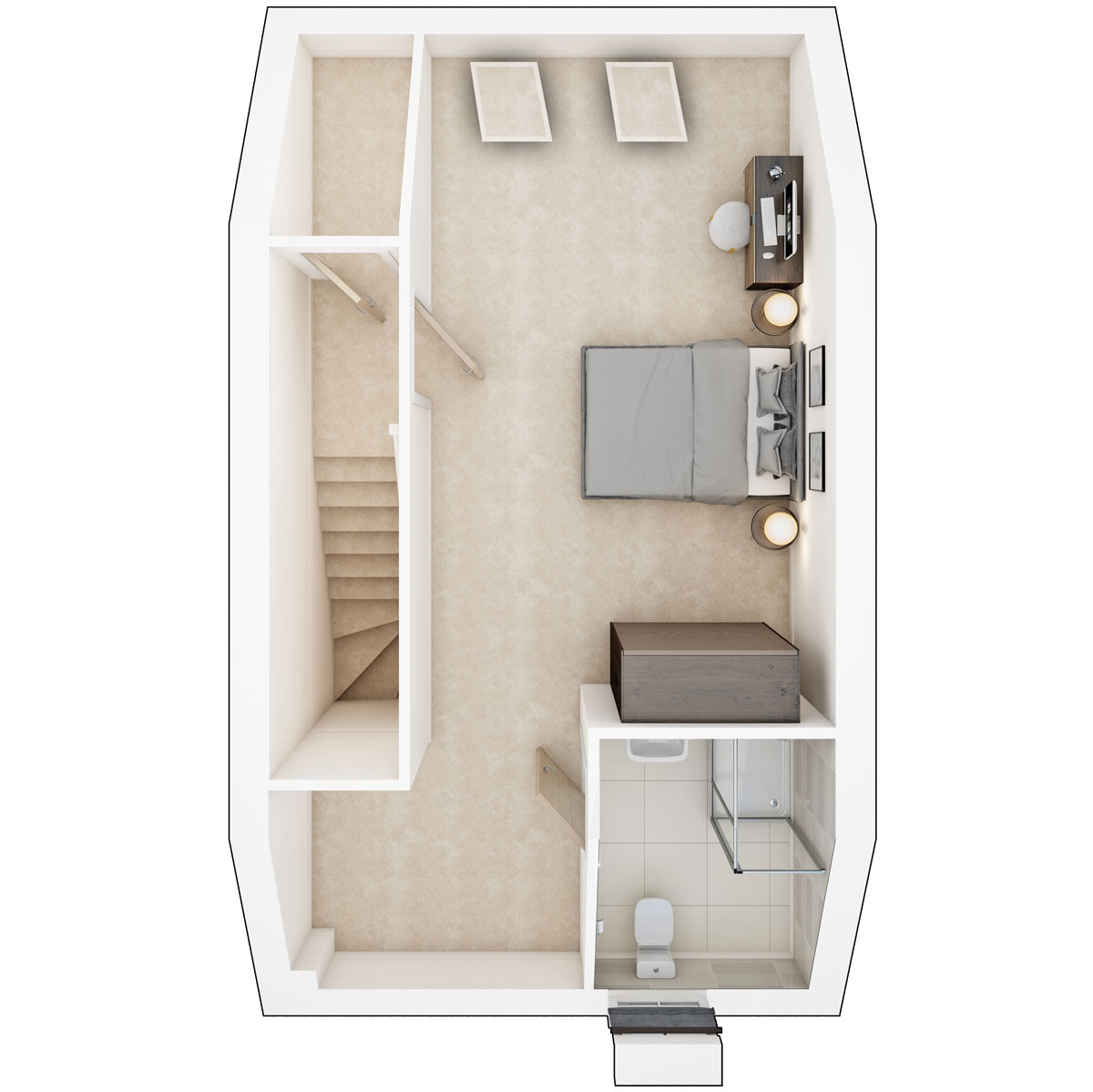 Second floor plan of the Owlerton