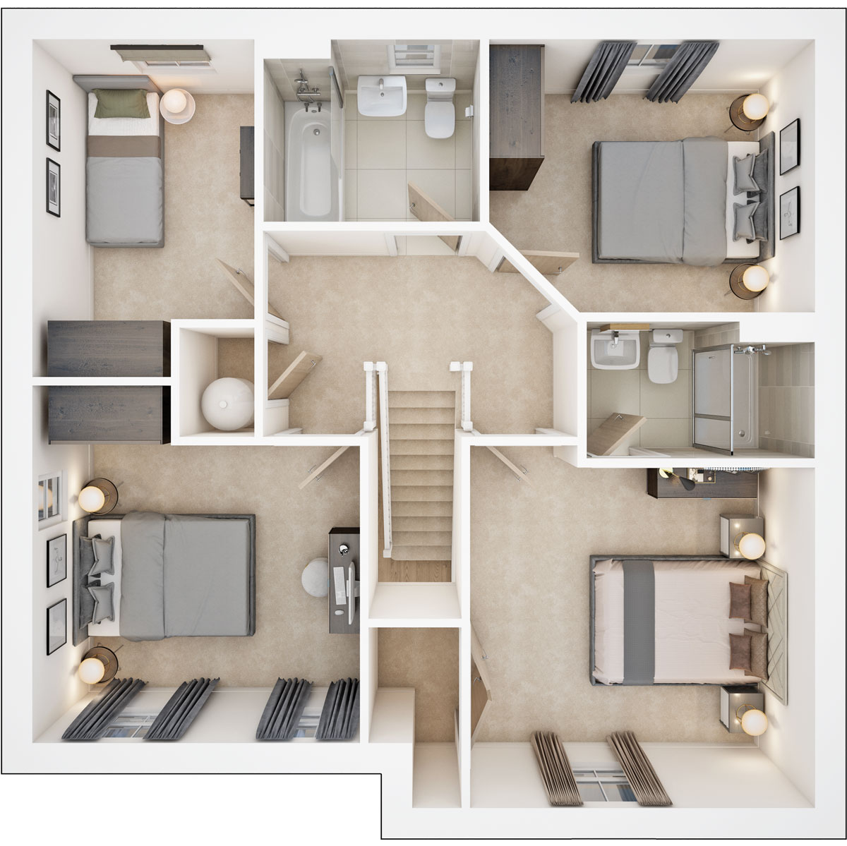 First floor of the Thornton