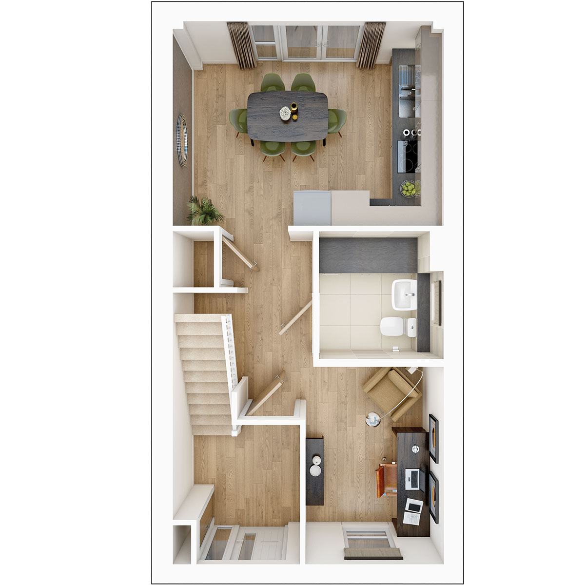 Ground floor of the Altbury