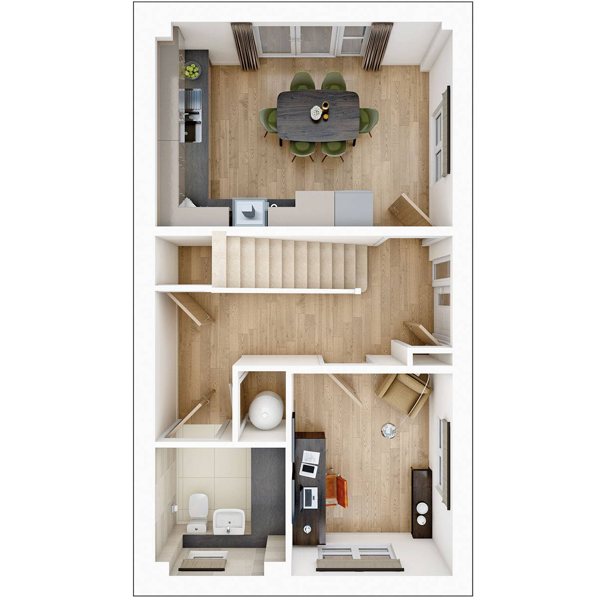 Ground floor of the Elterdale