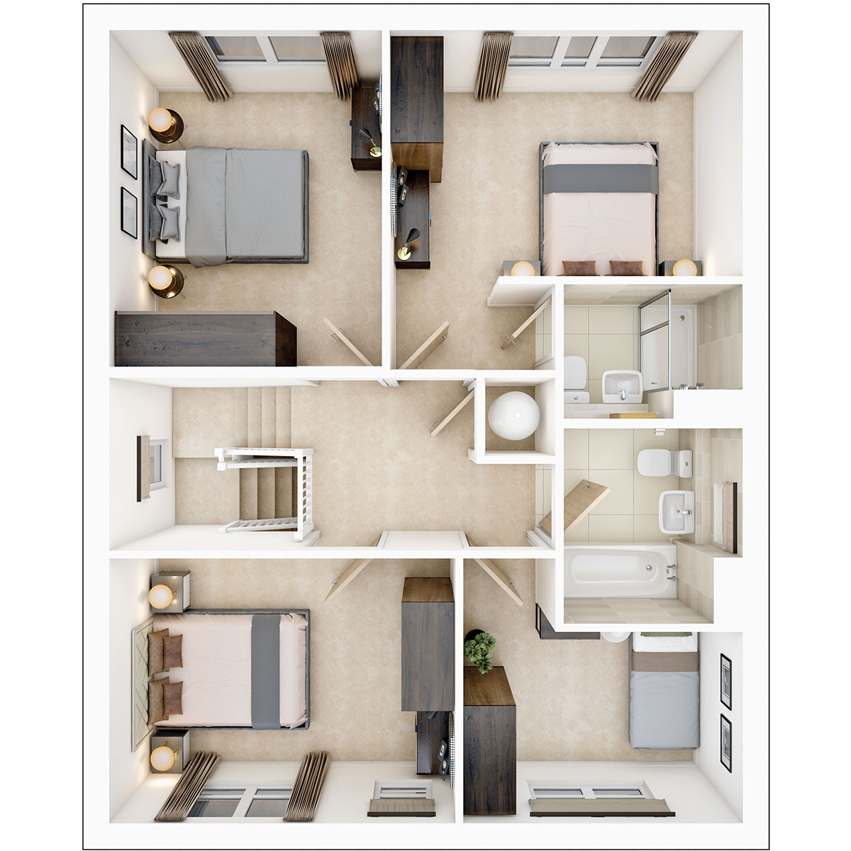 First floor of the Henford