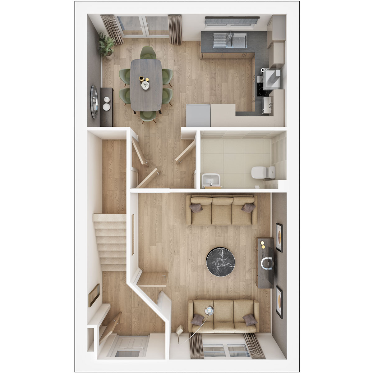 Ground floor of the Byford