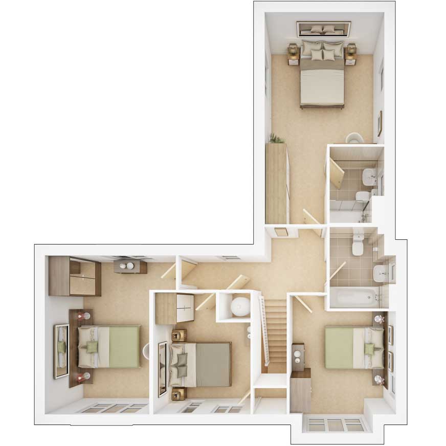 Edendale first floor plan