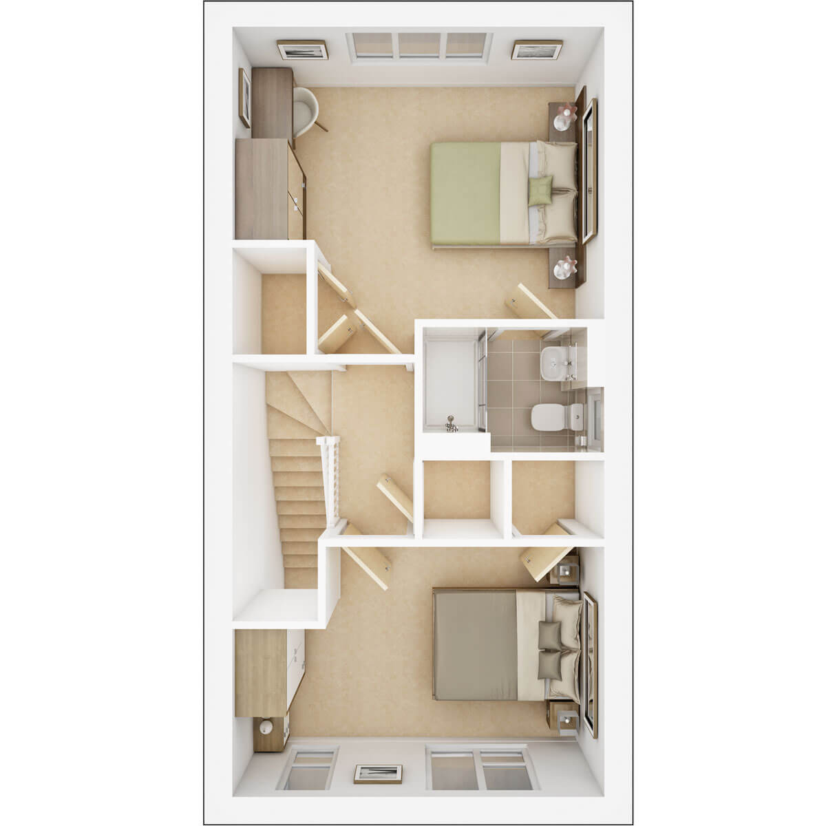 Second Floor of the Aubury