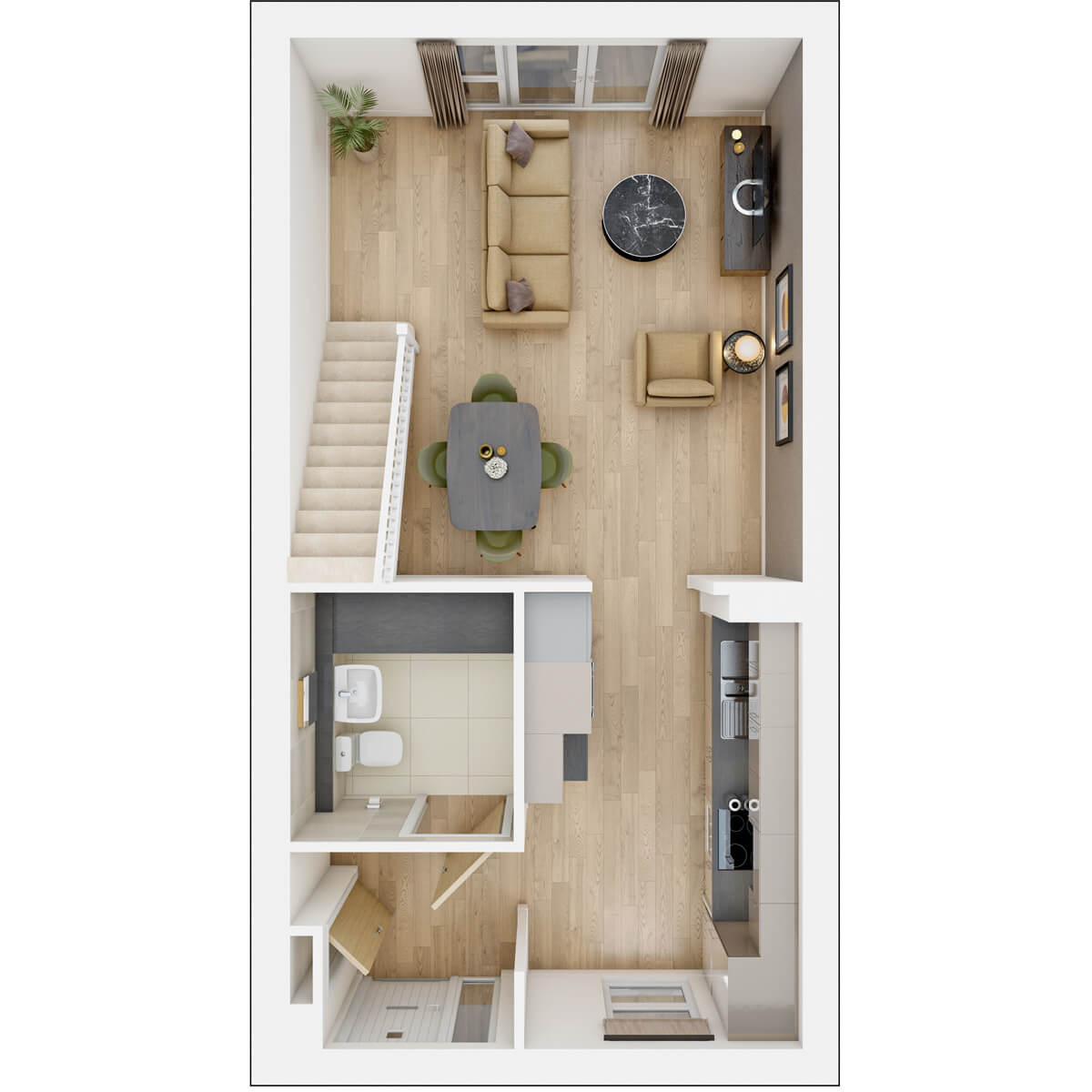 Ground floor of the Mapleford