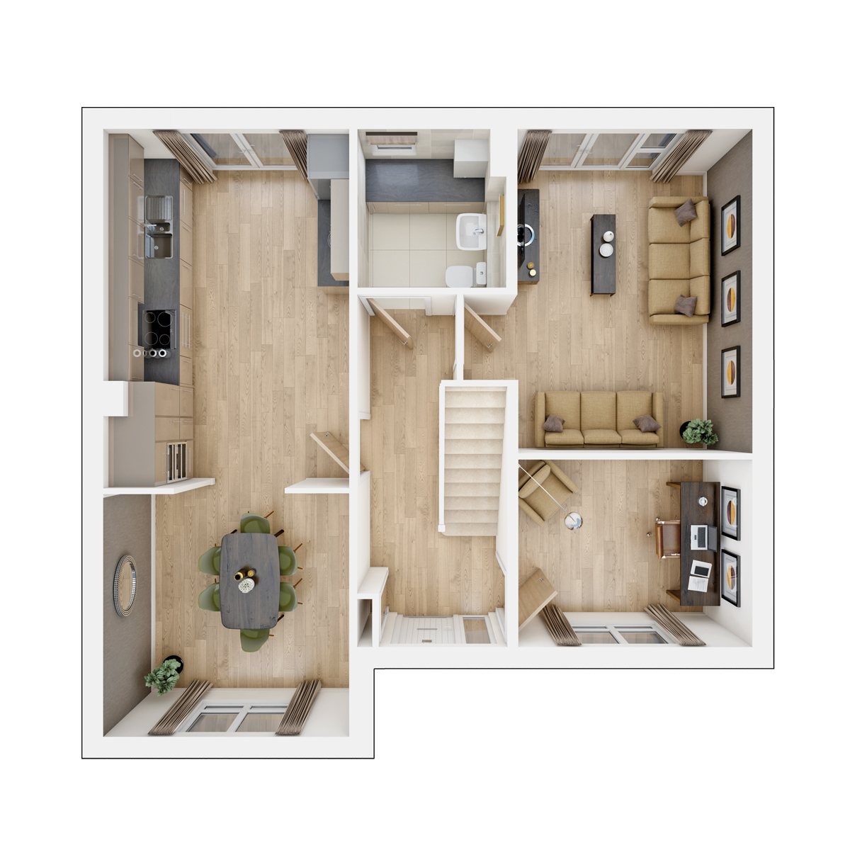 Ground floor of the Shilford