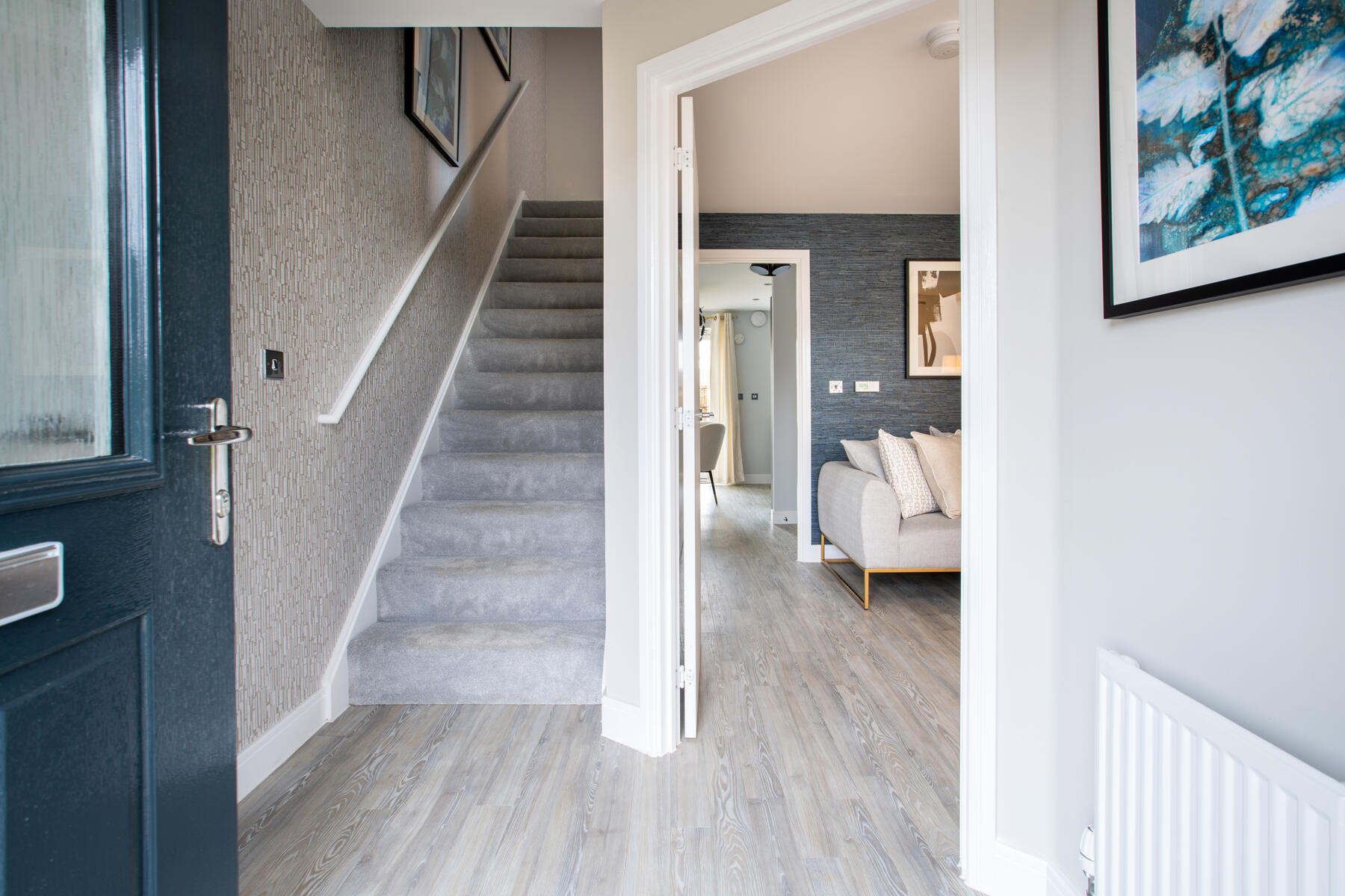 Hallway through the lounge