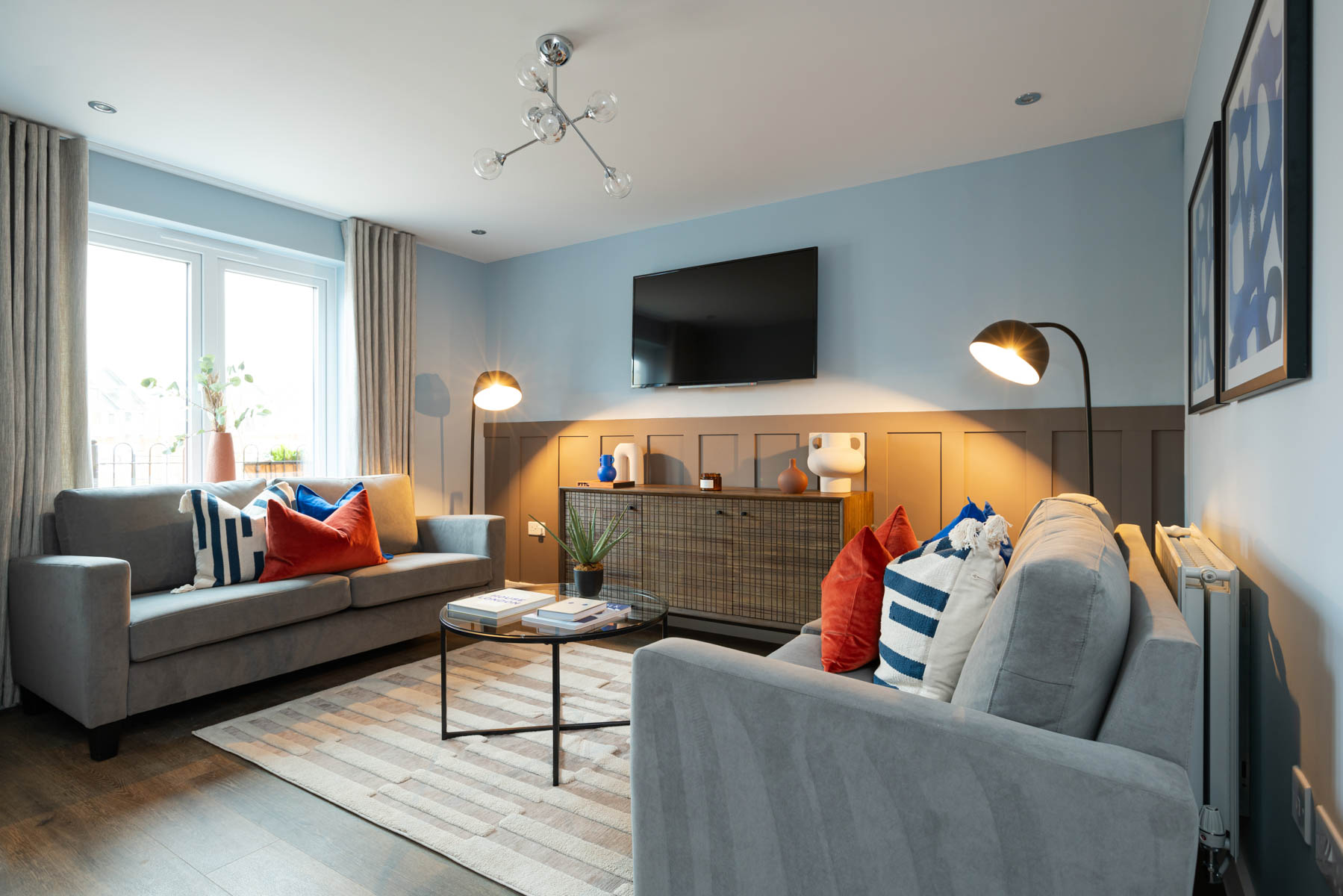 Sofas and TV