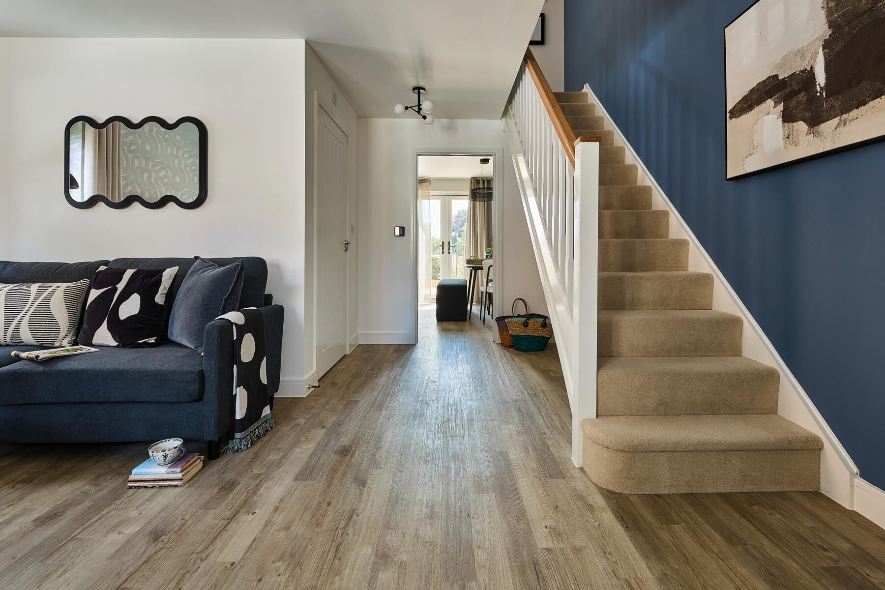 Hallway into lounge