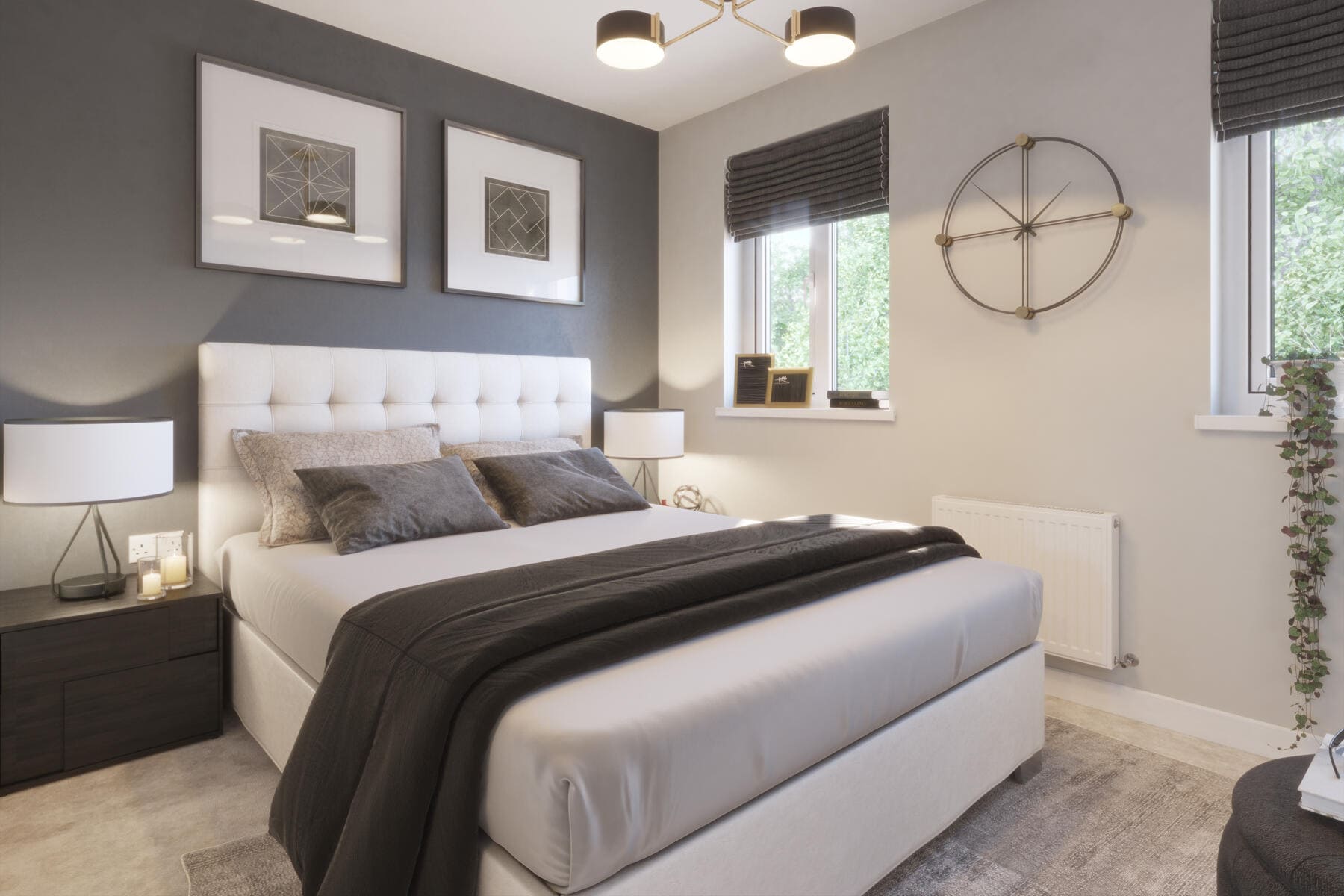 Bedroom 2 with double bed