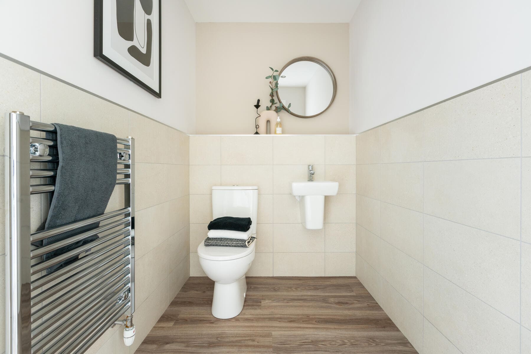 Sink and toilet