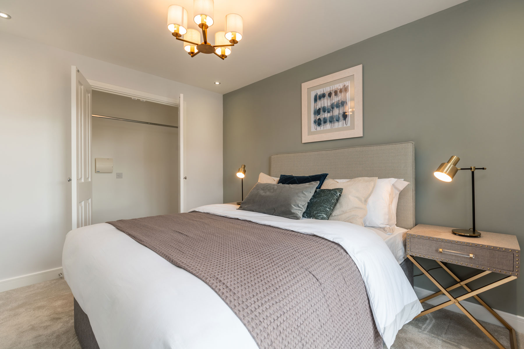 Bedroom 2 with cupboard