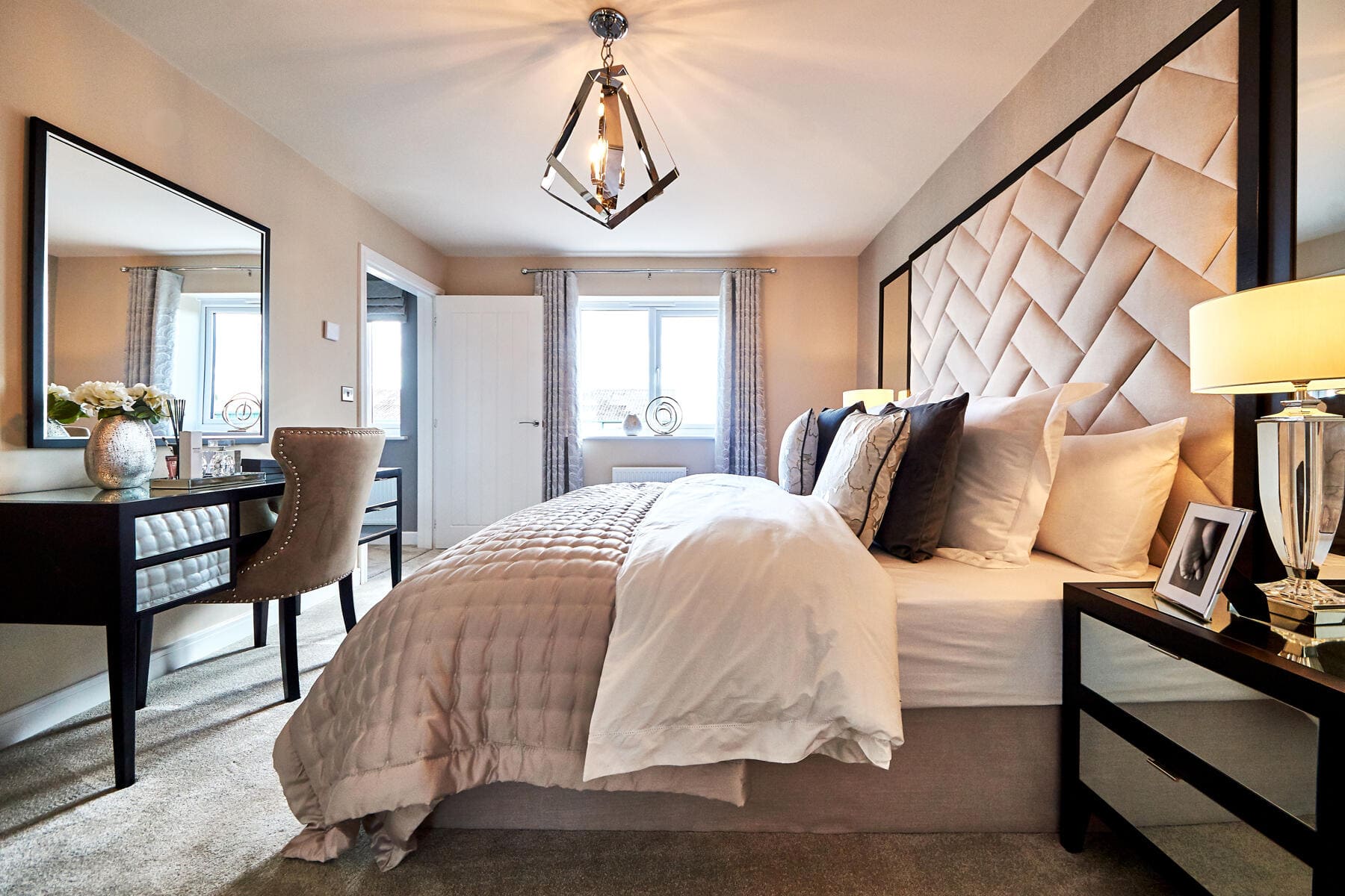 Main bedroom with large bed