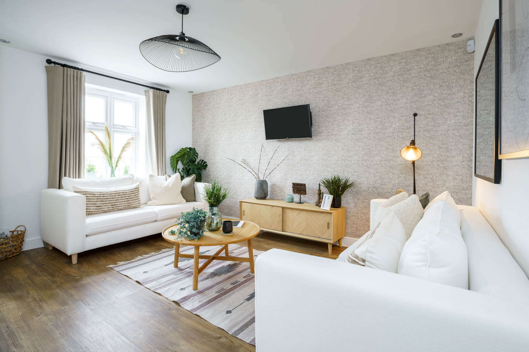 Lounge with two sofas